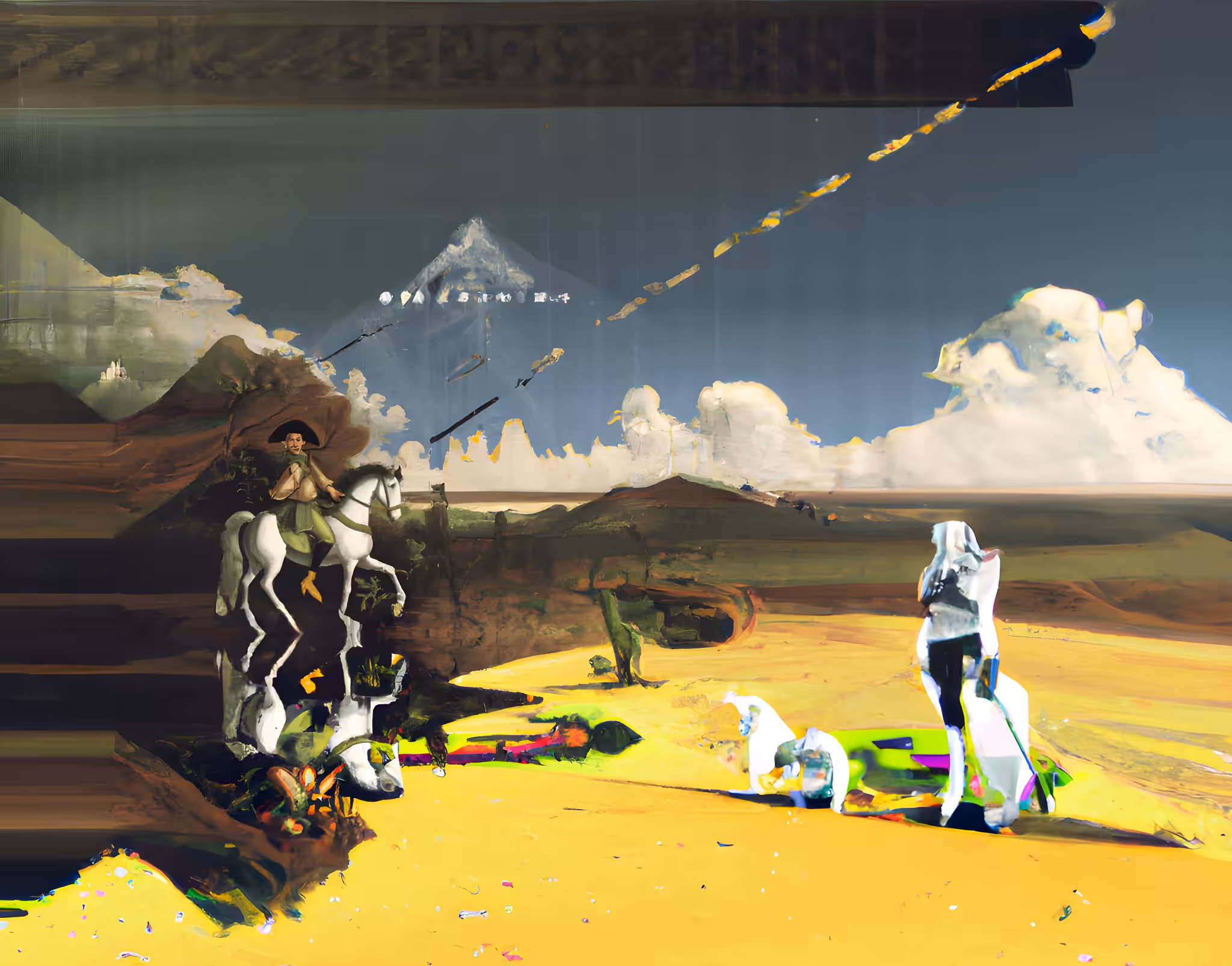 COLONEL ADVERSARIUS AND SENTINEL WITH PUP