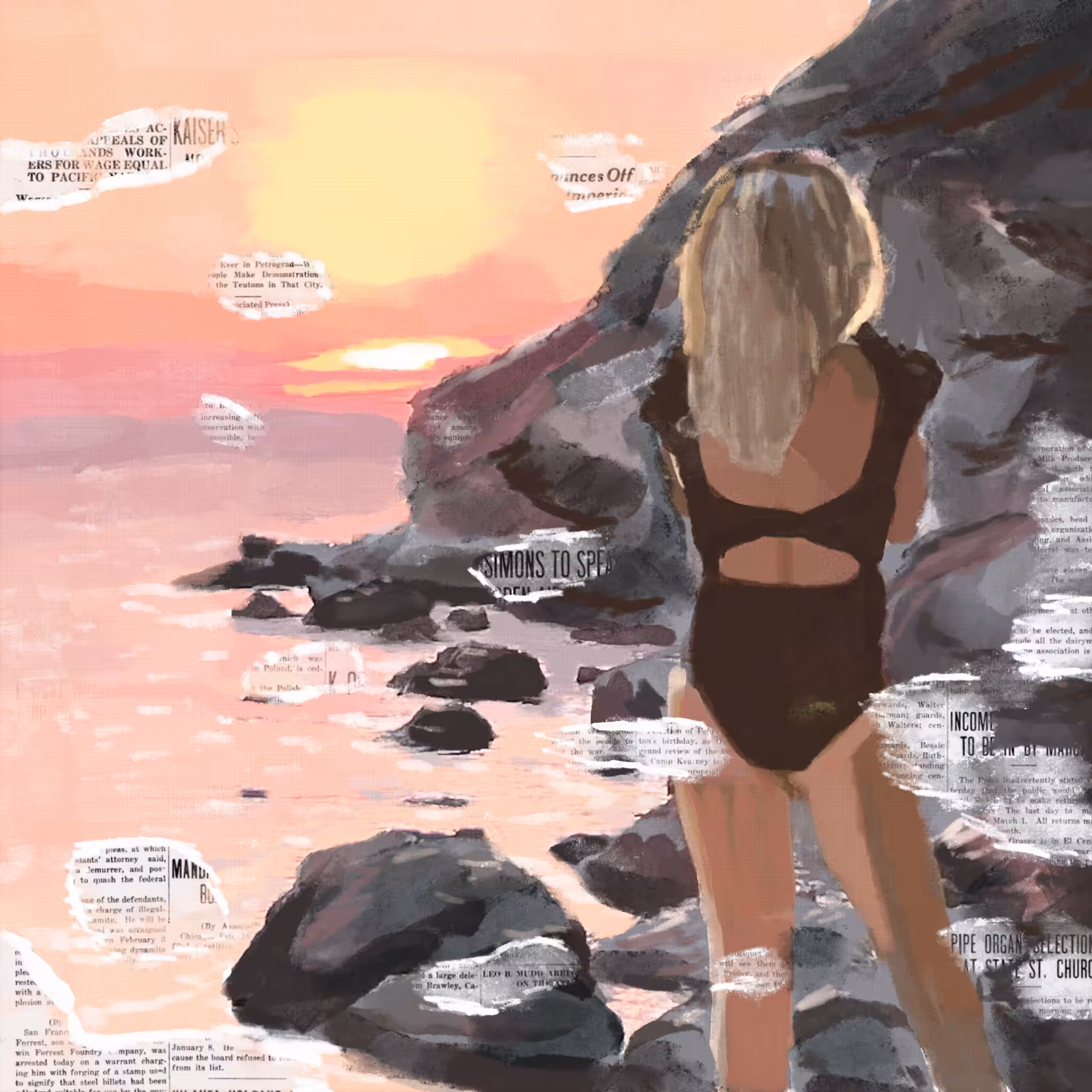 Waiting for you at sunset