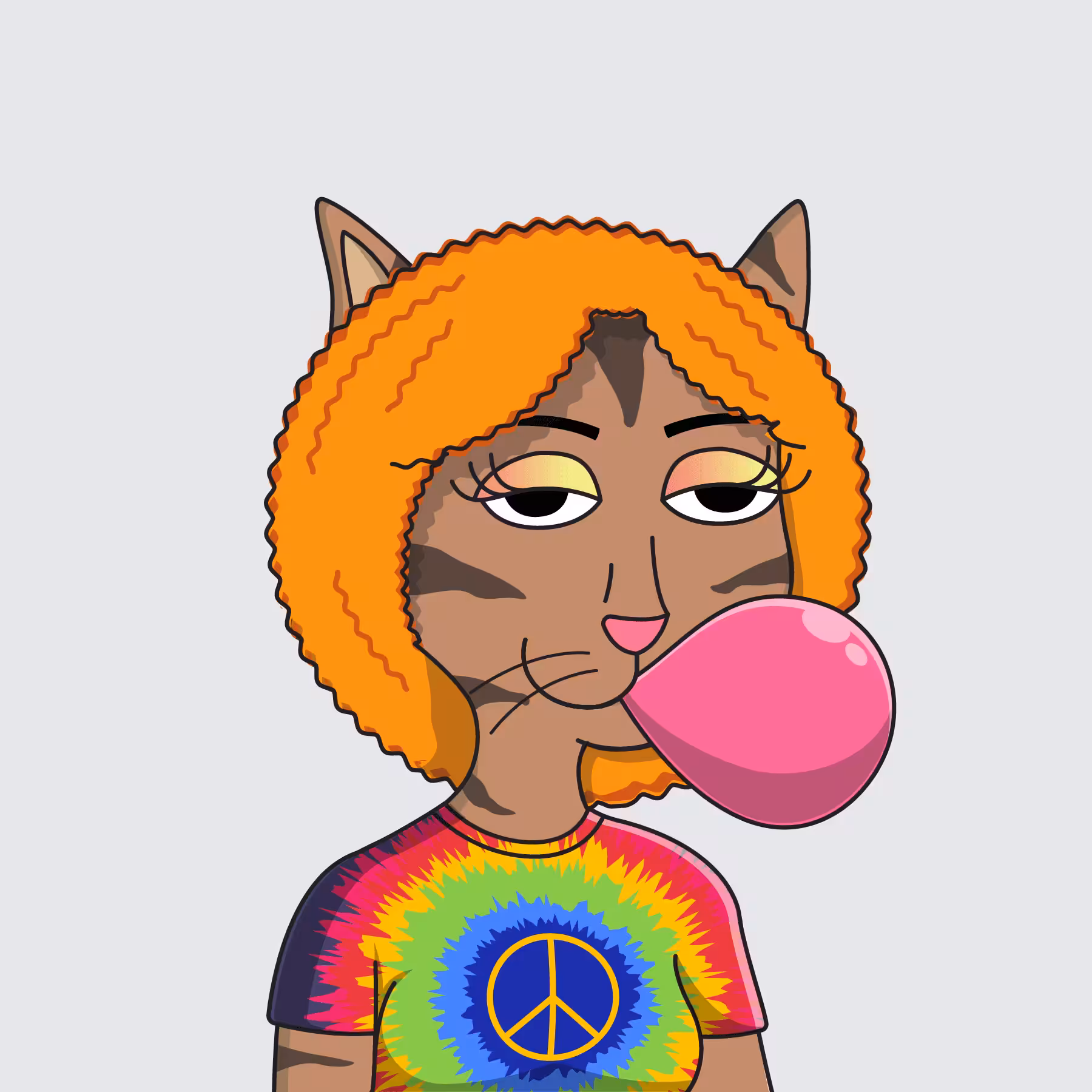 Girl Cats Club: Girl Cat #520