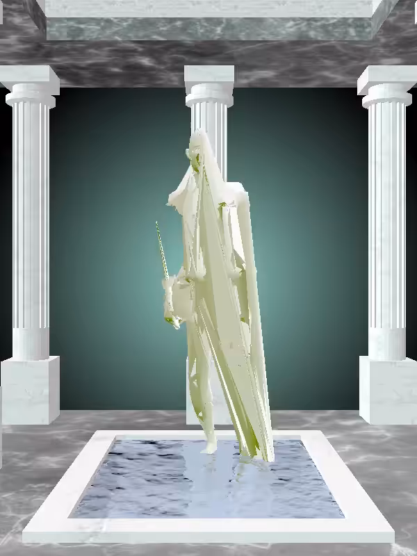 HeavenComputer: The Loser Matte Green Woman #6132
