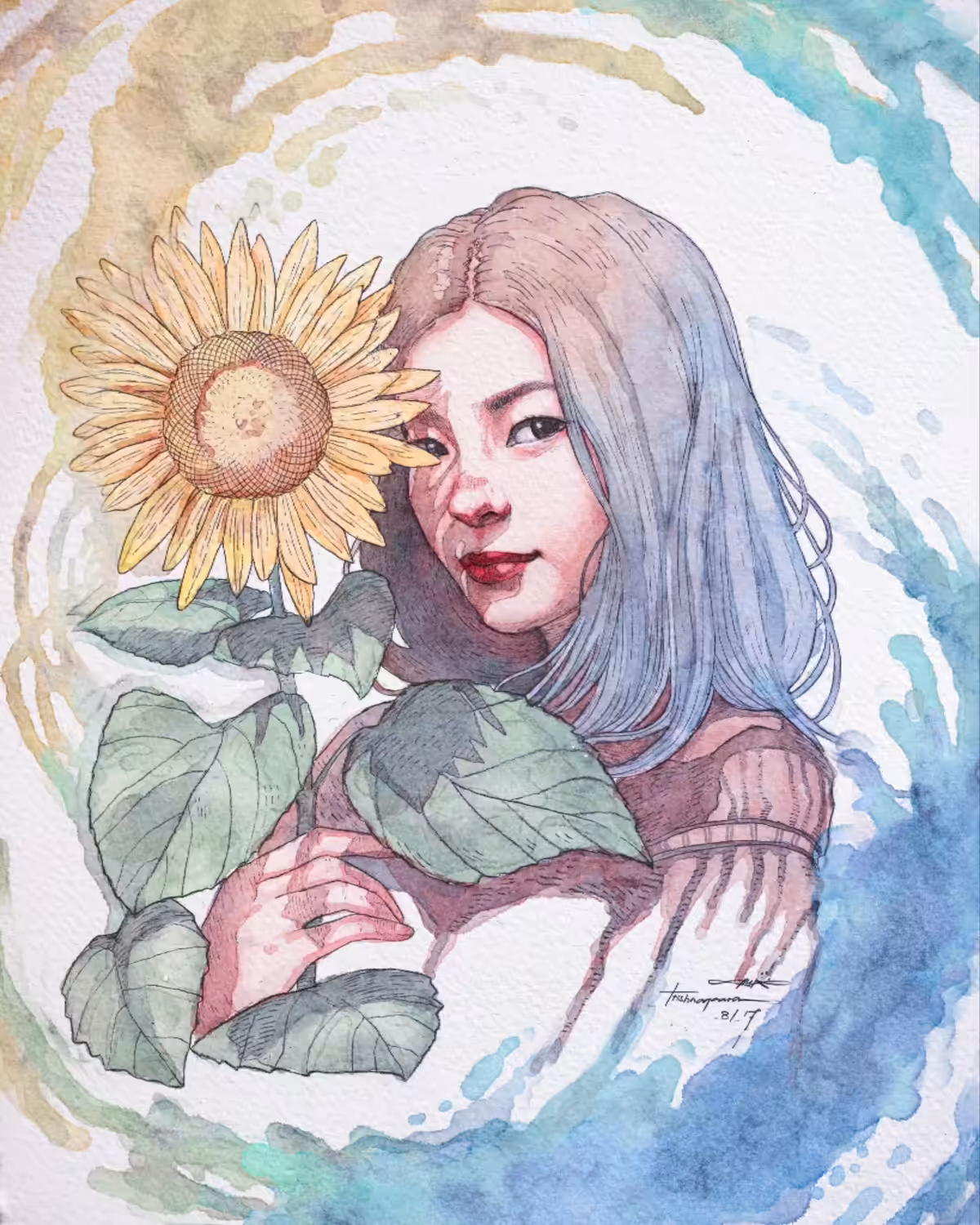The Staring Helianthus