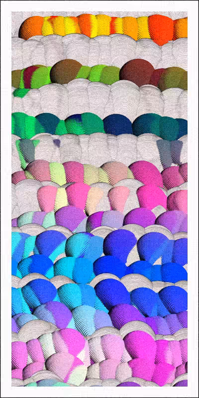 Balloon Field on Clouds #39