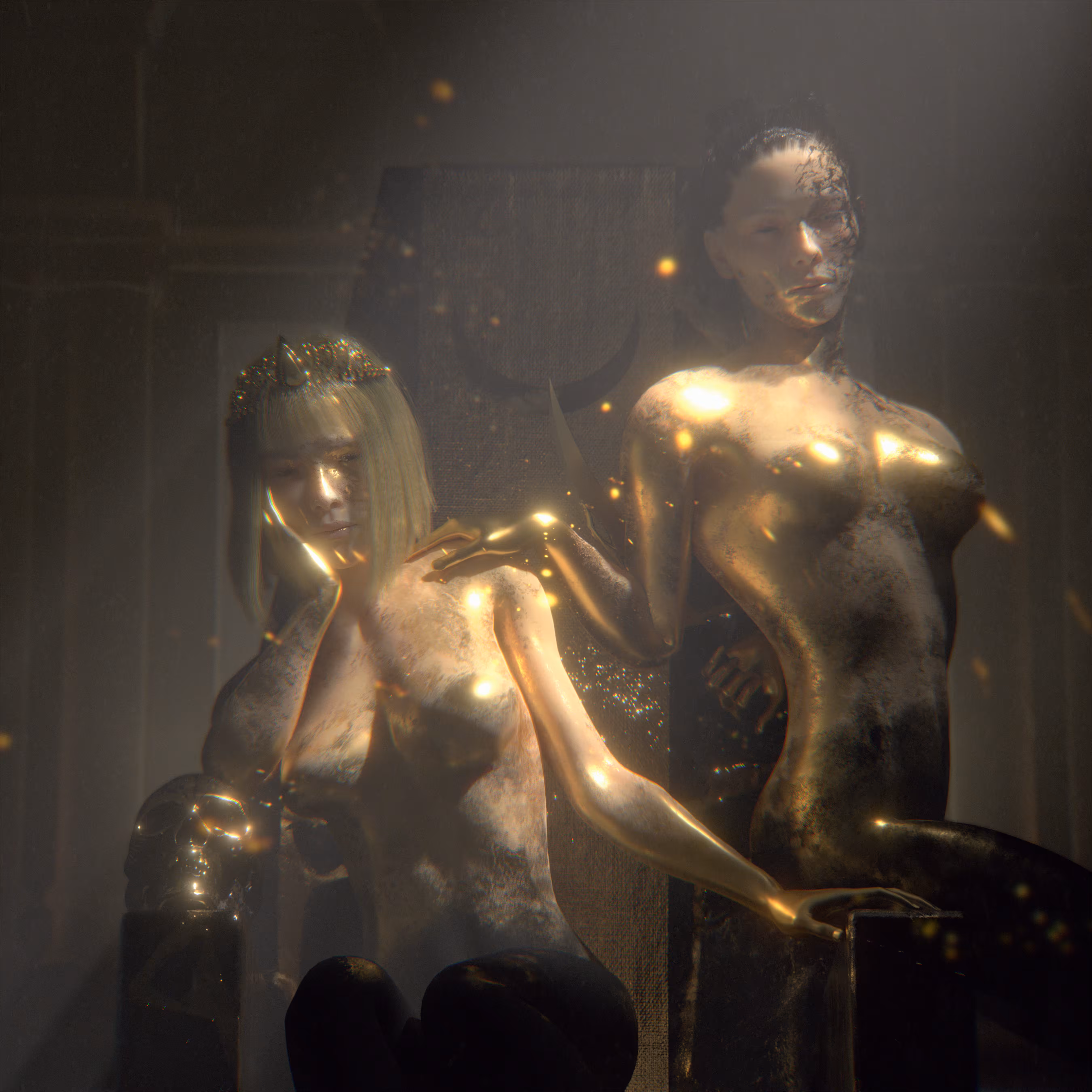 Ma'at's Golden Embrace