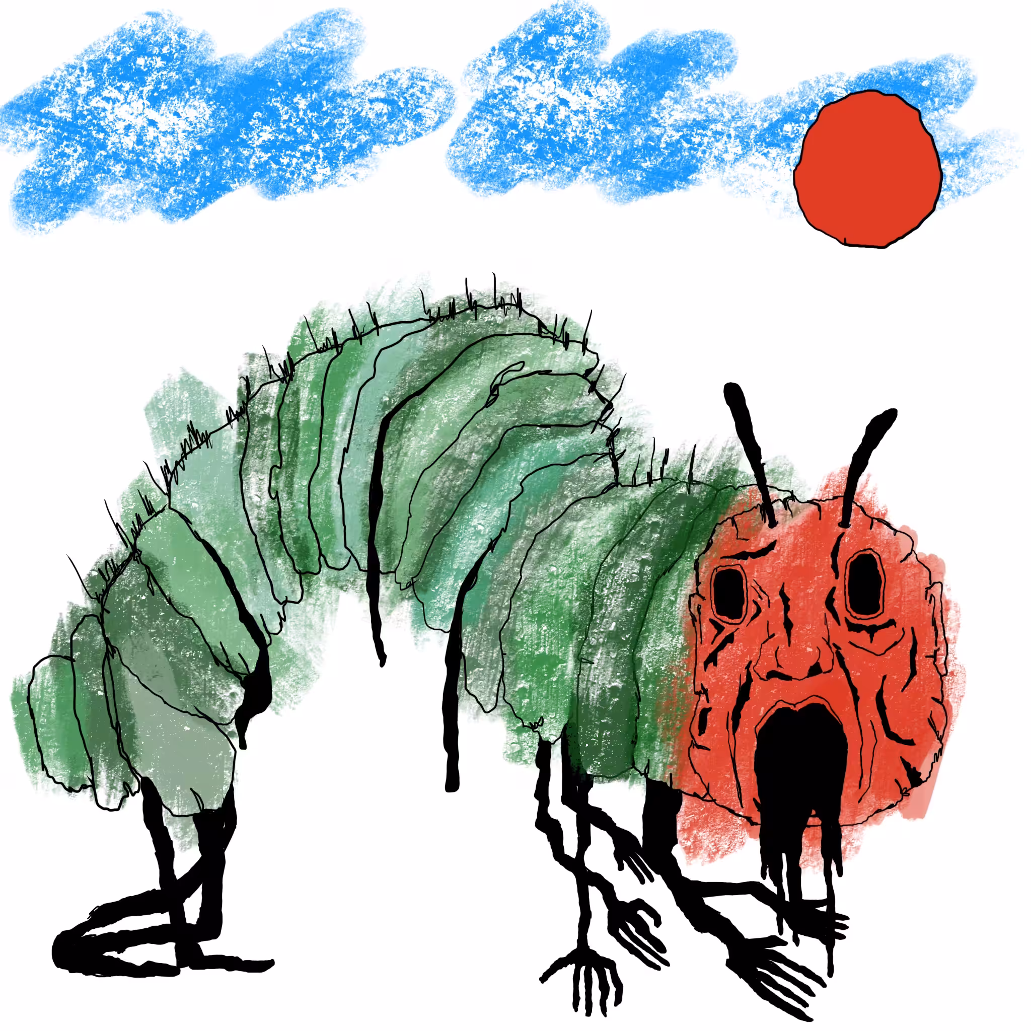 hungry for content caterpillar 