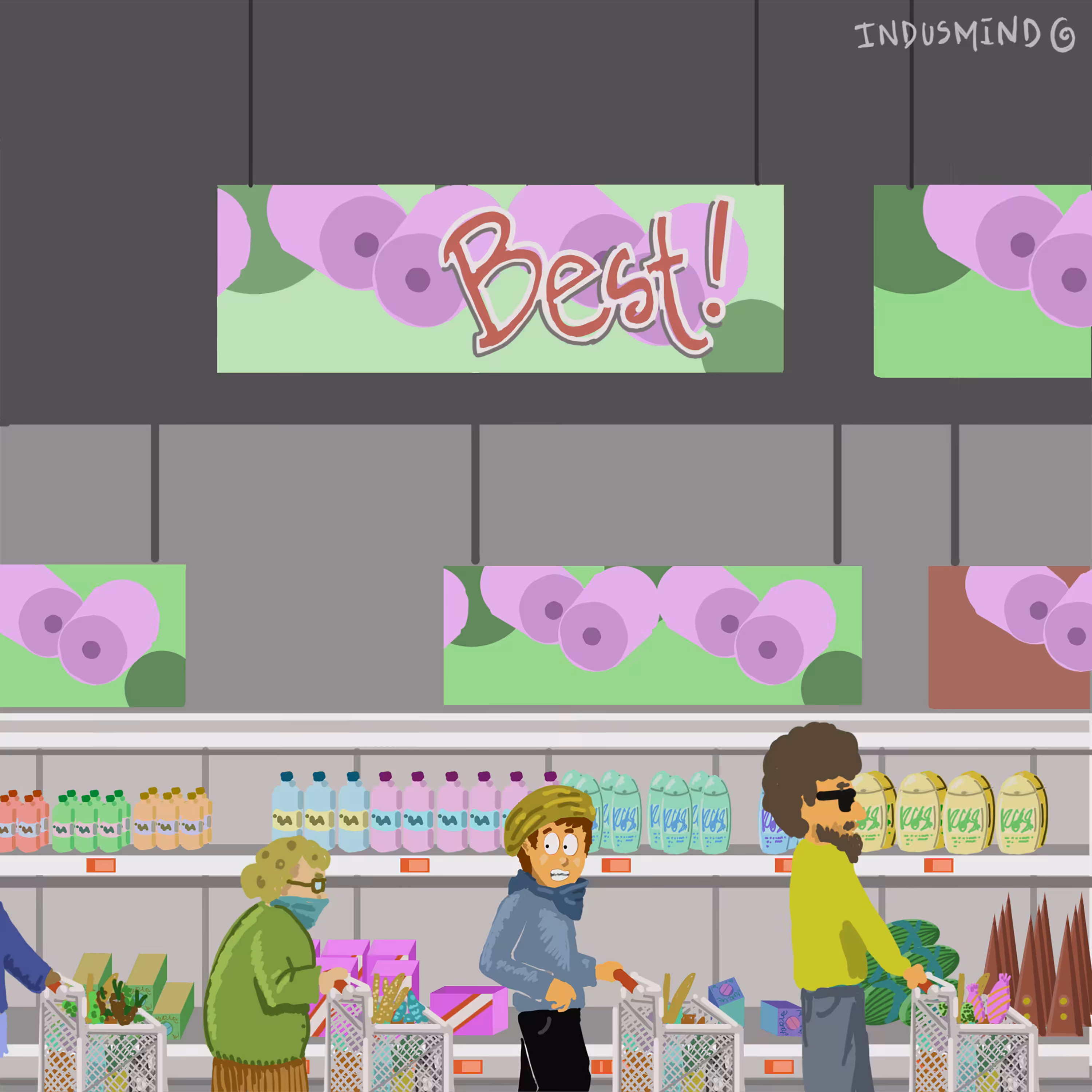 Supermarket Warzone – Day 19 of 19 (Pandemic Diaries)