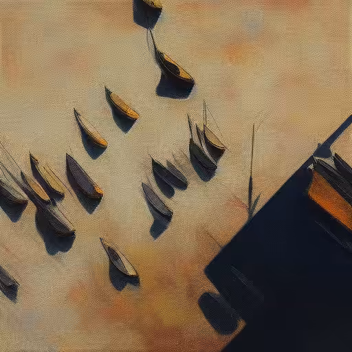 boats at sunset #54