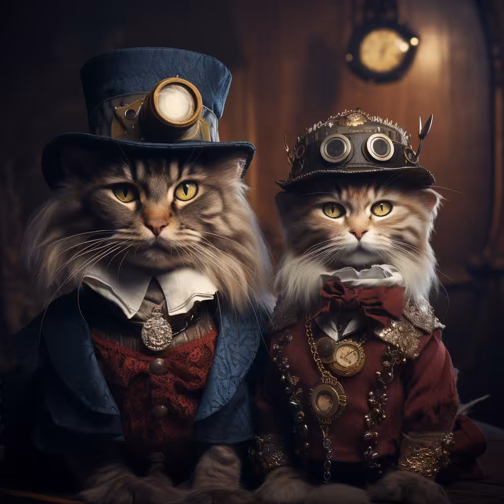 Steampunk Kitties