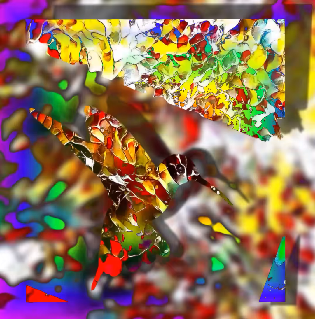 Acrylical Abstracts - Cracks of Sunlight