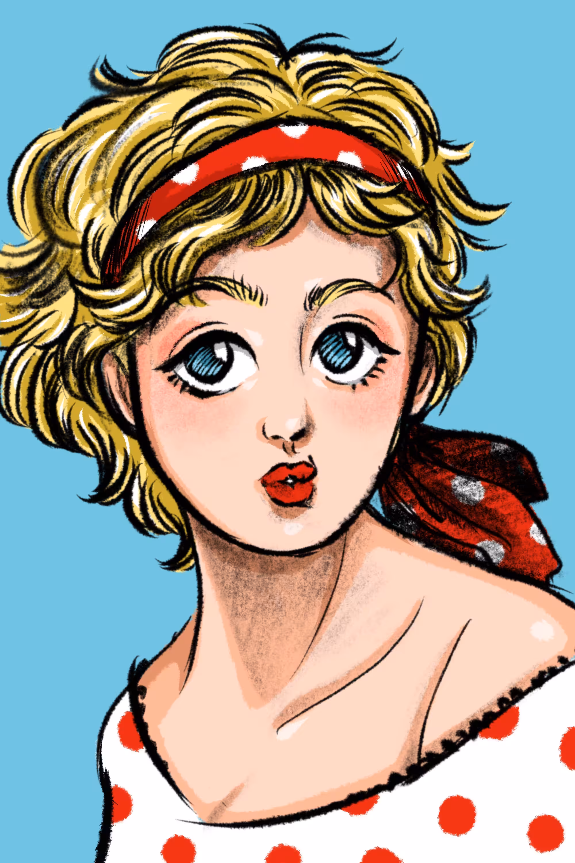 Vintage CHARCOAL'S GIRL 01 