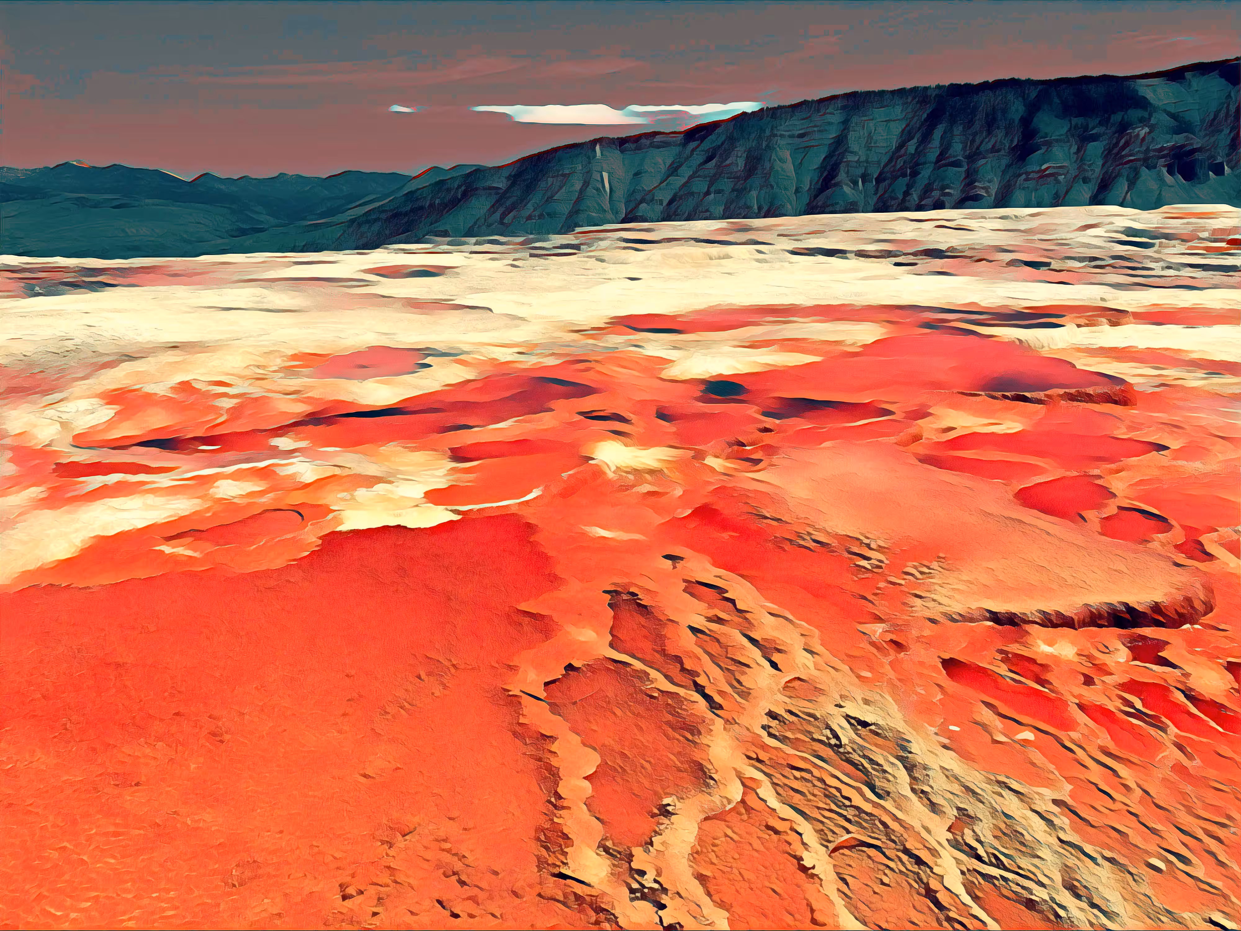Ice forms near post-nuclear Magellan Crater