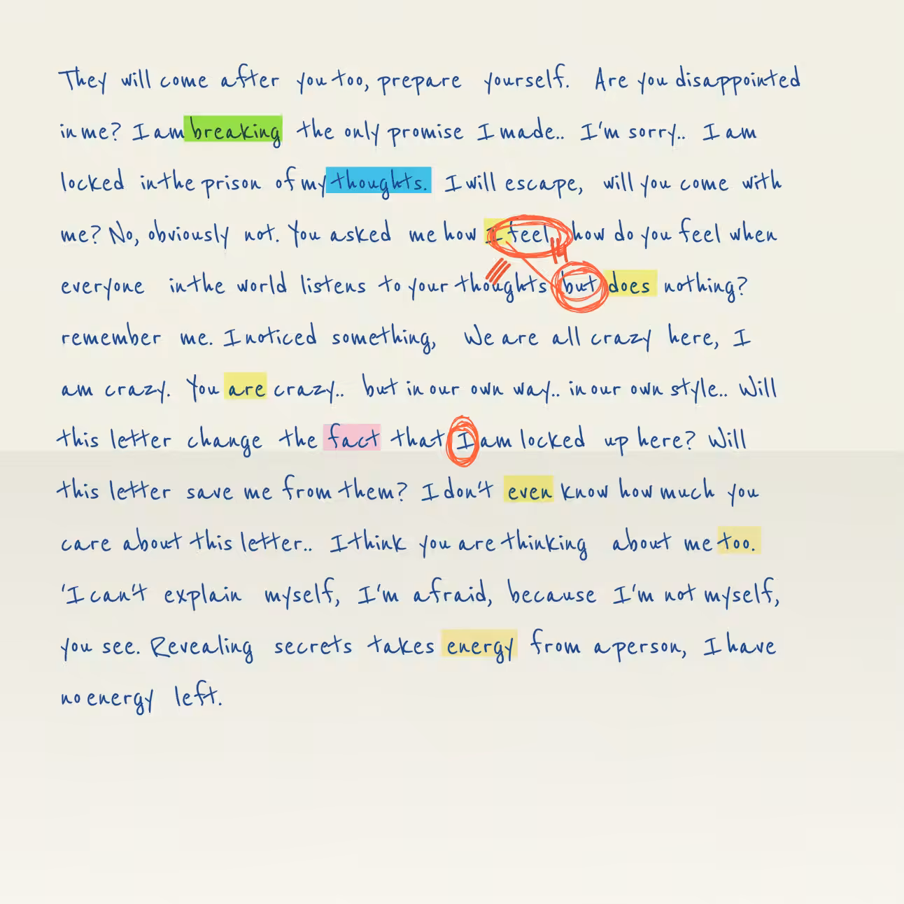 Conspiracy Theory Vol.2: a letter #66