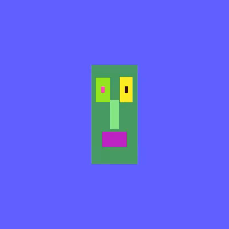 "make a robot face" #23