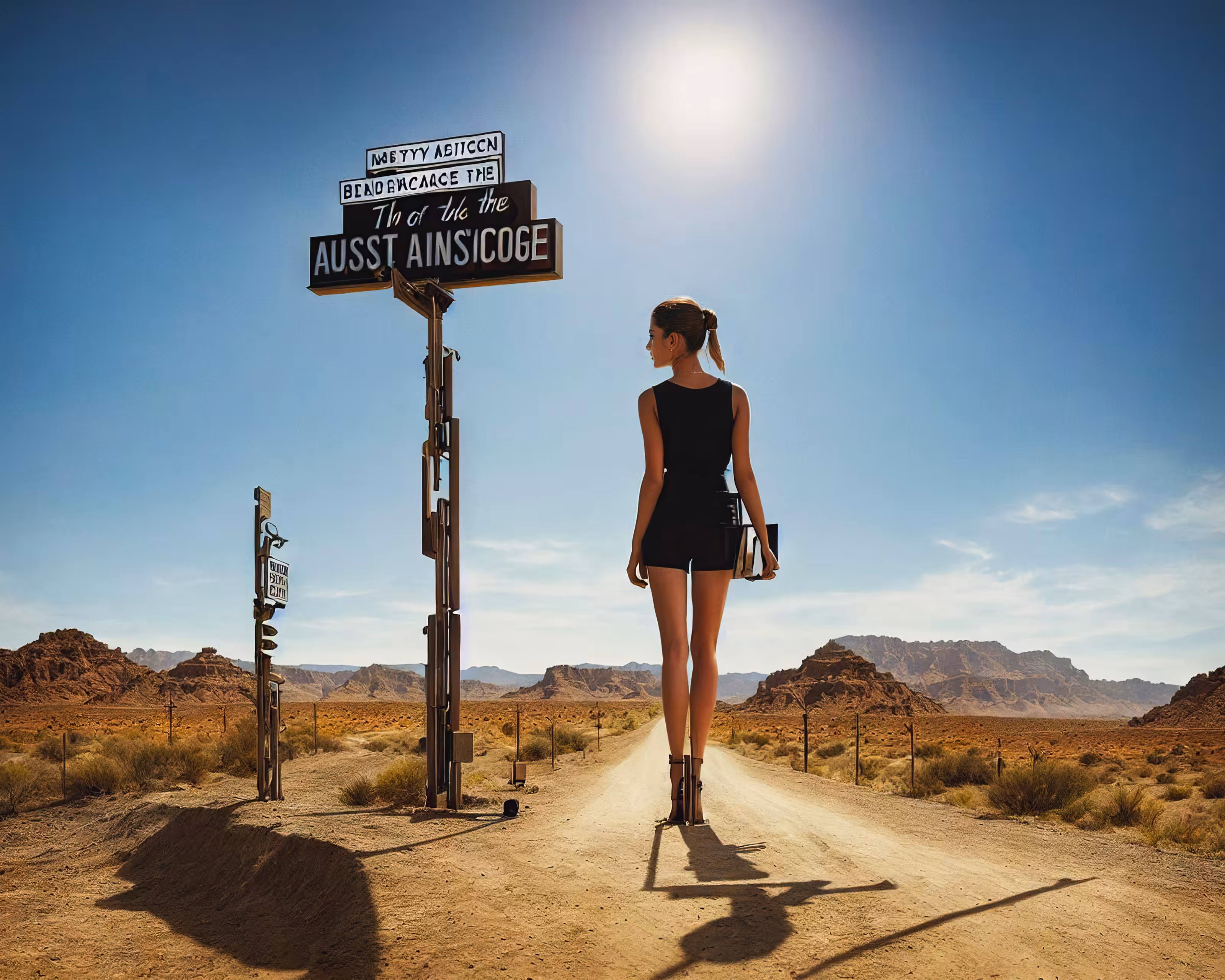 Desert Pin-up