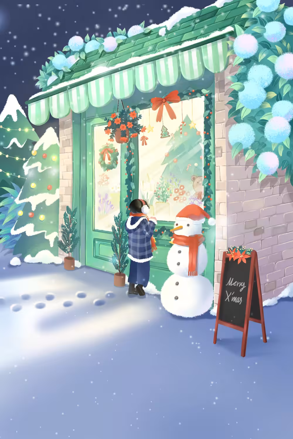 The way home on Christmas night