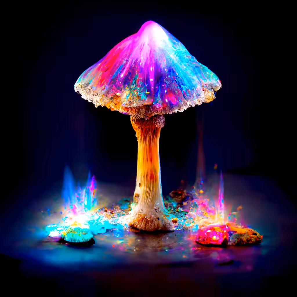 magic crystal mushroom #02