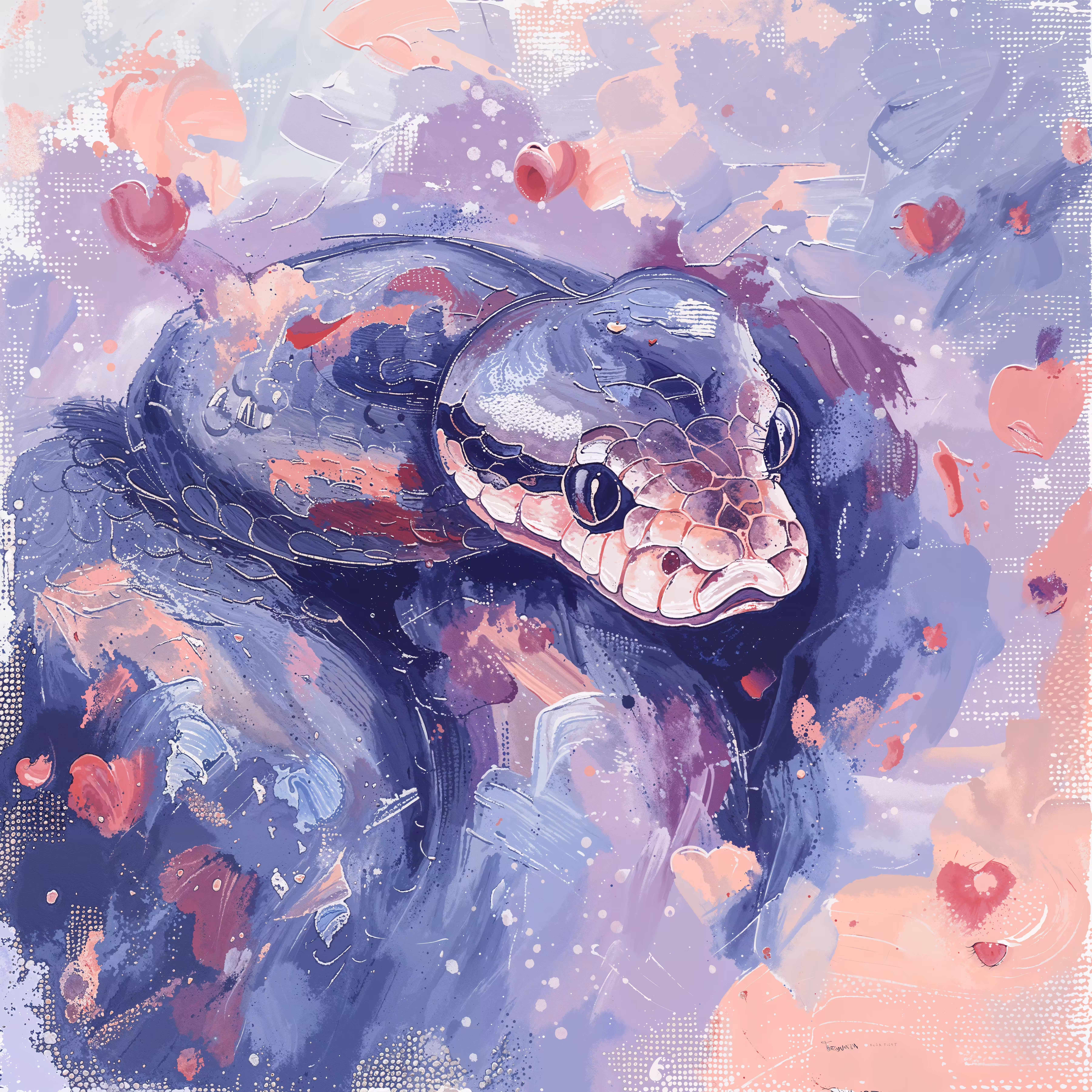 Snake on Canvas