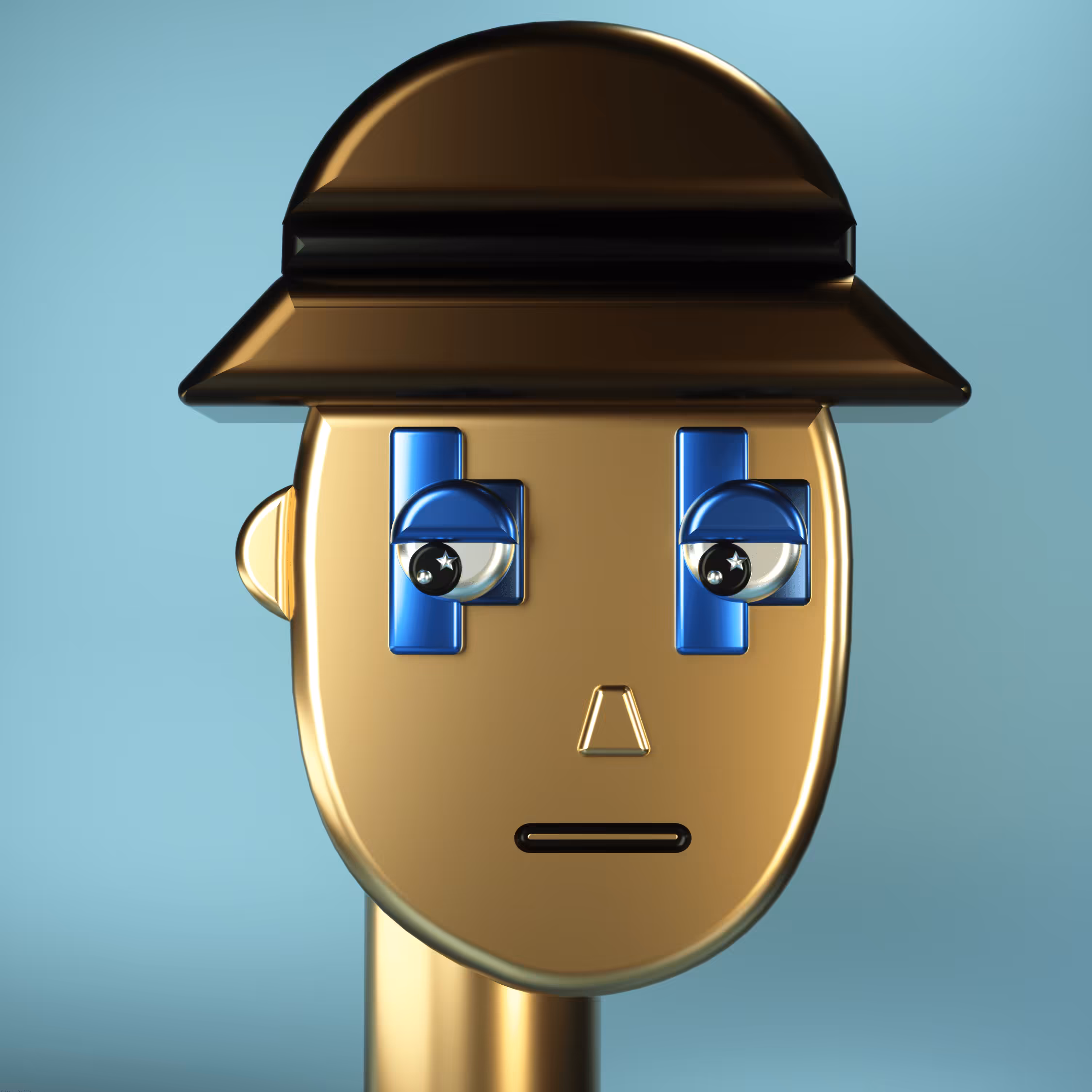 3D Chrome Punk #0134