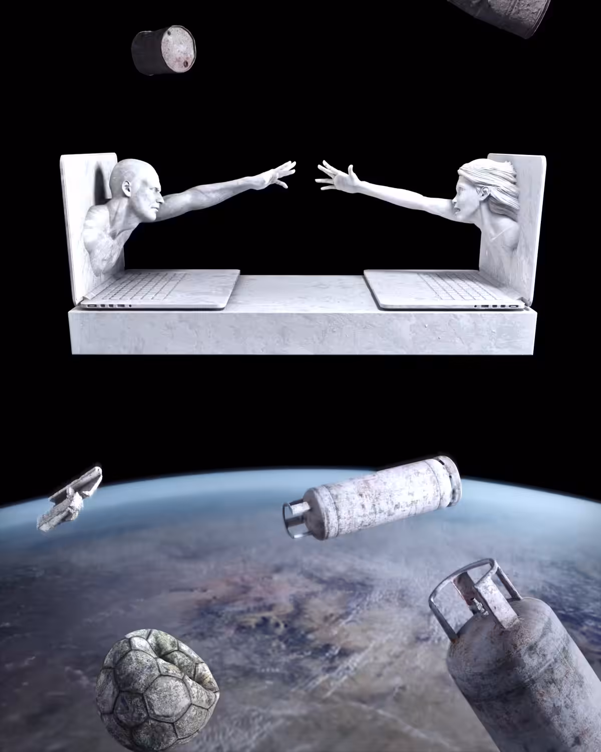 Touch Scream in Space