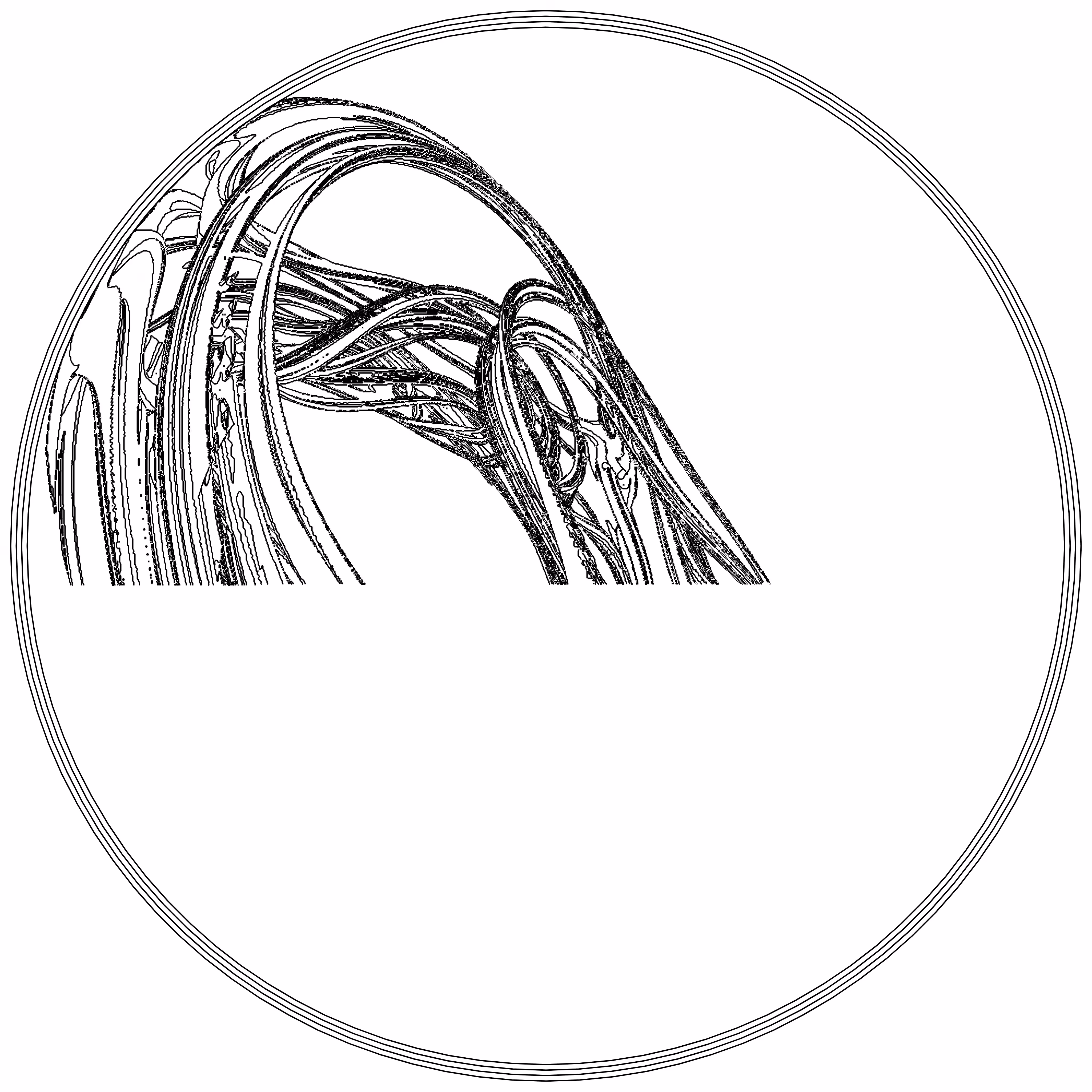 LL21 Fractal Contour #96