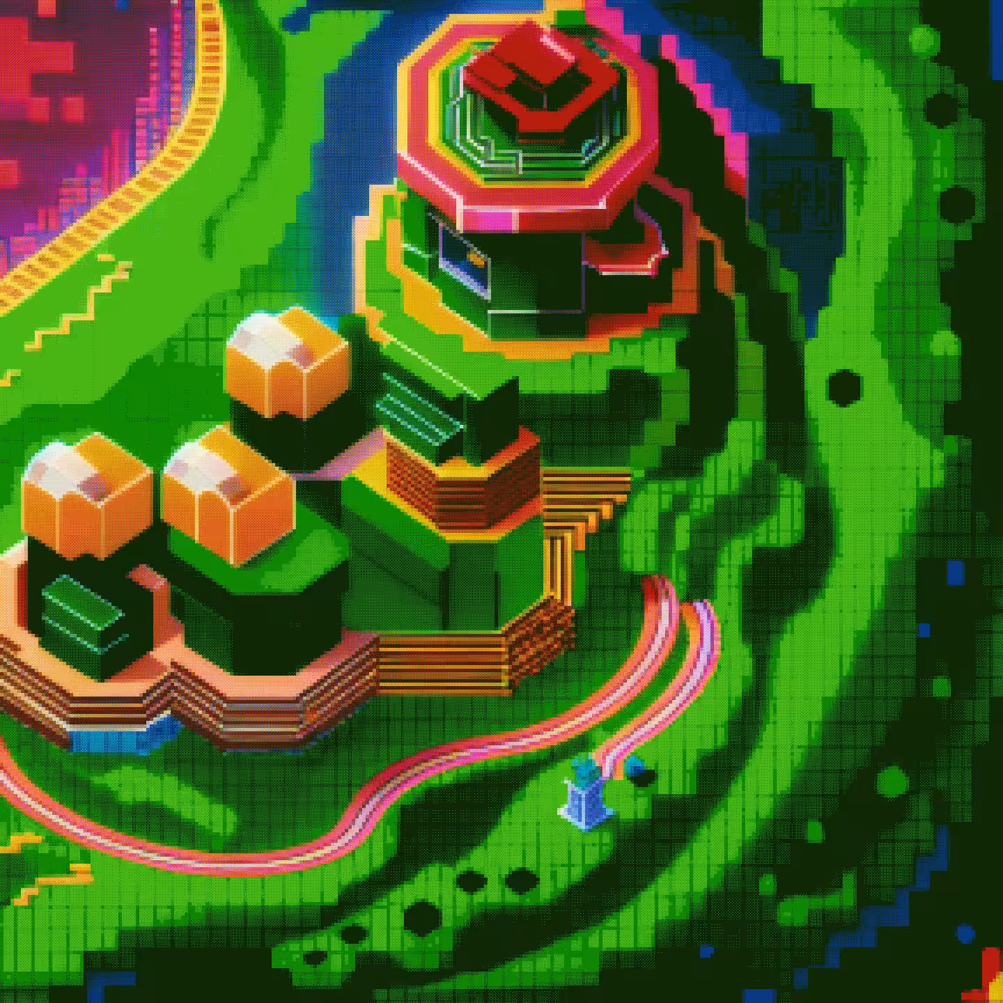 Dithered Mystical Topologies