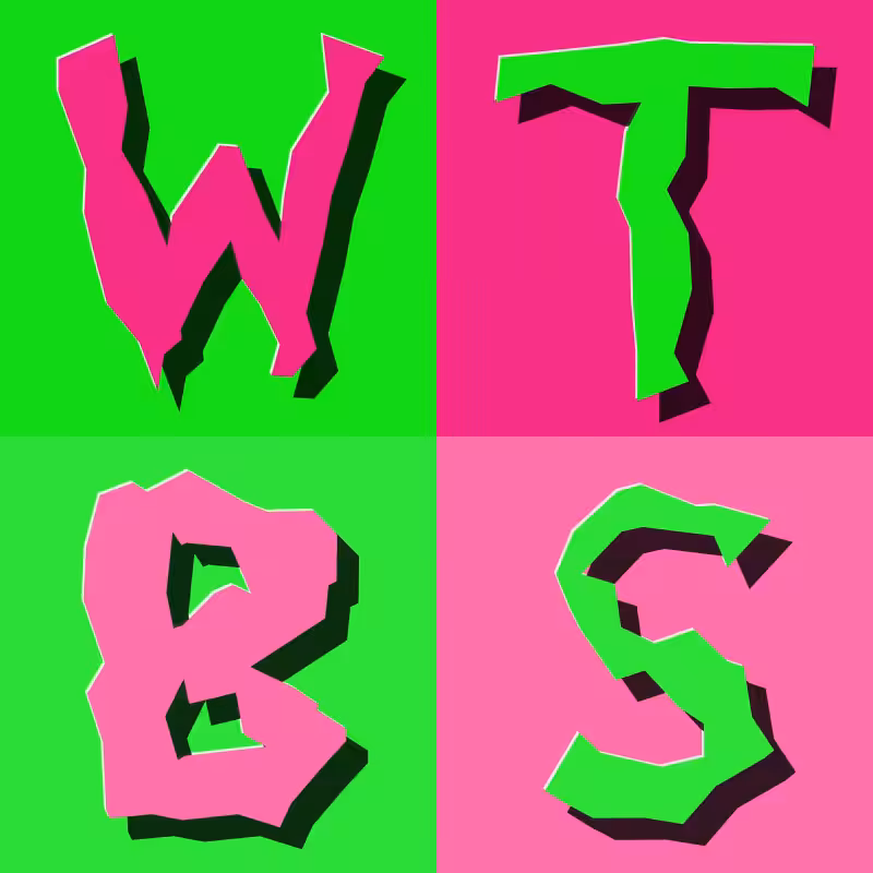 Waiting To Be Signed Logo with Wobbles #396