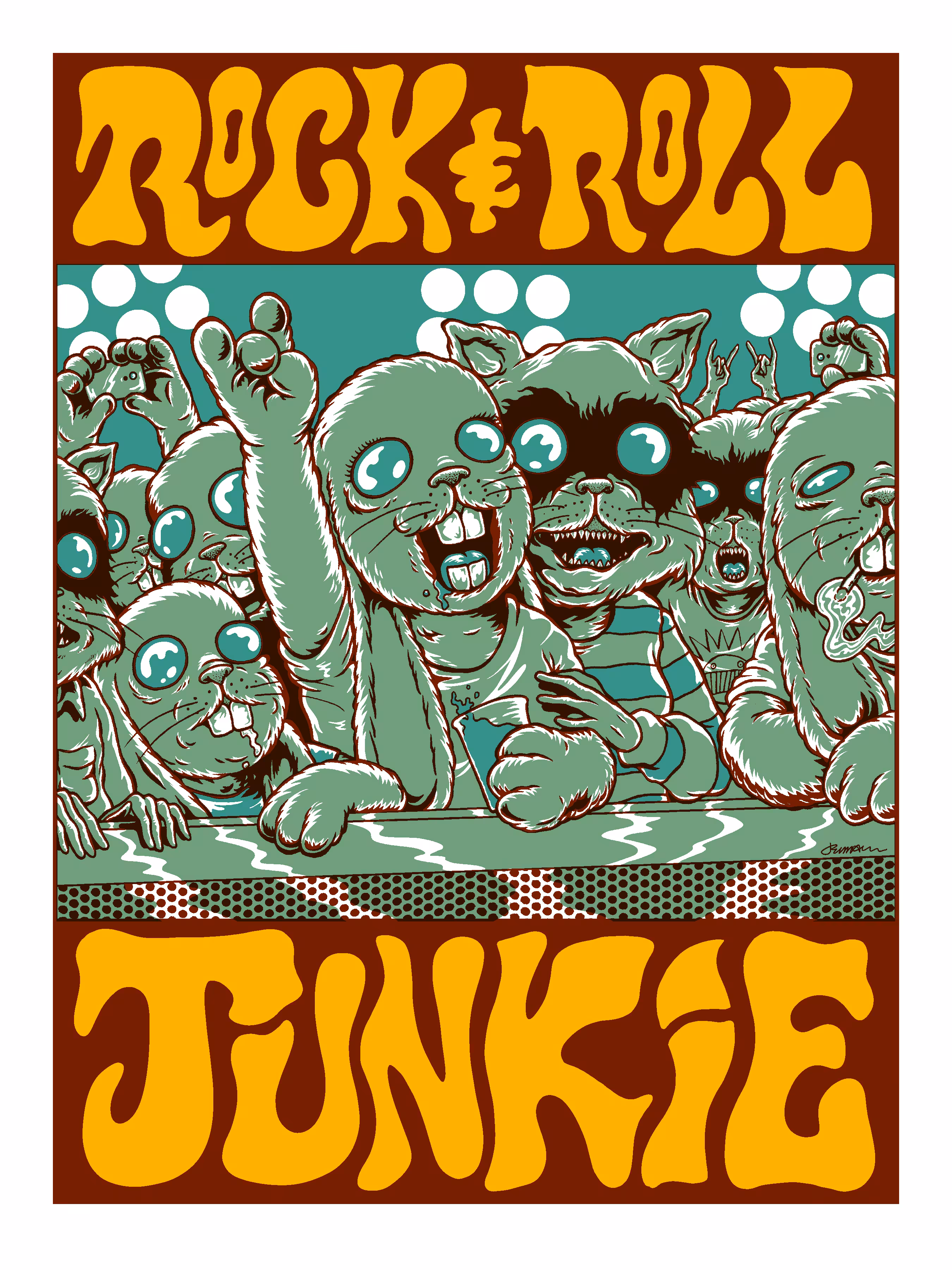 'Rock & Roll Junkie' - (#3/8)