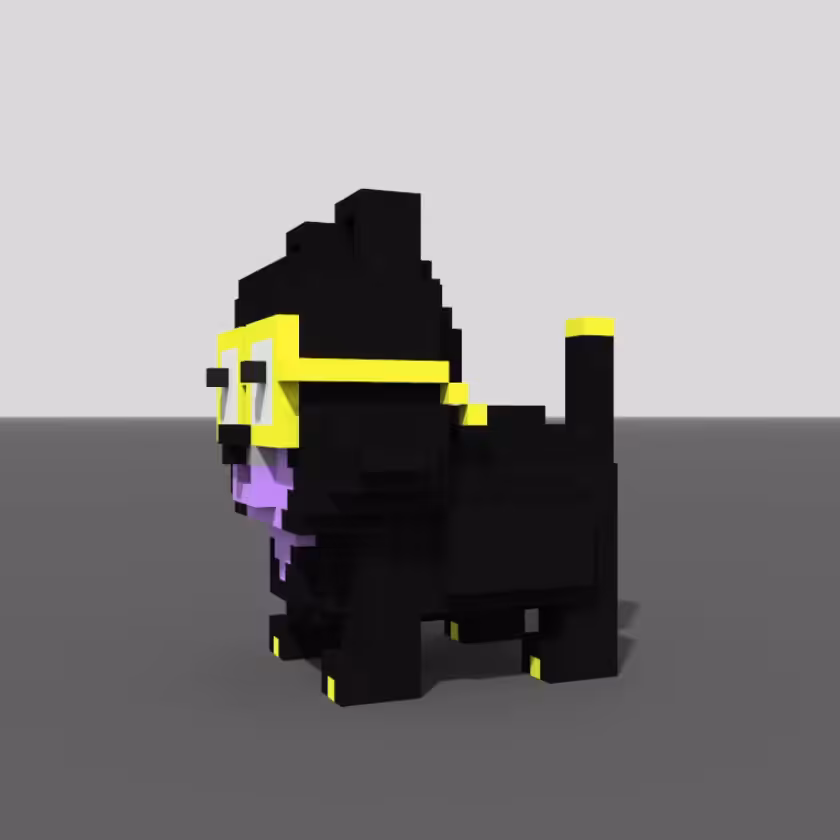 VOXEL CAT #004