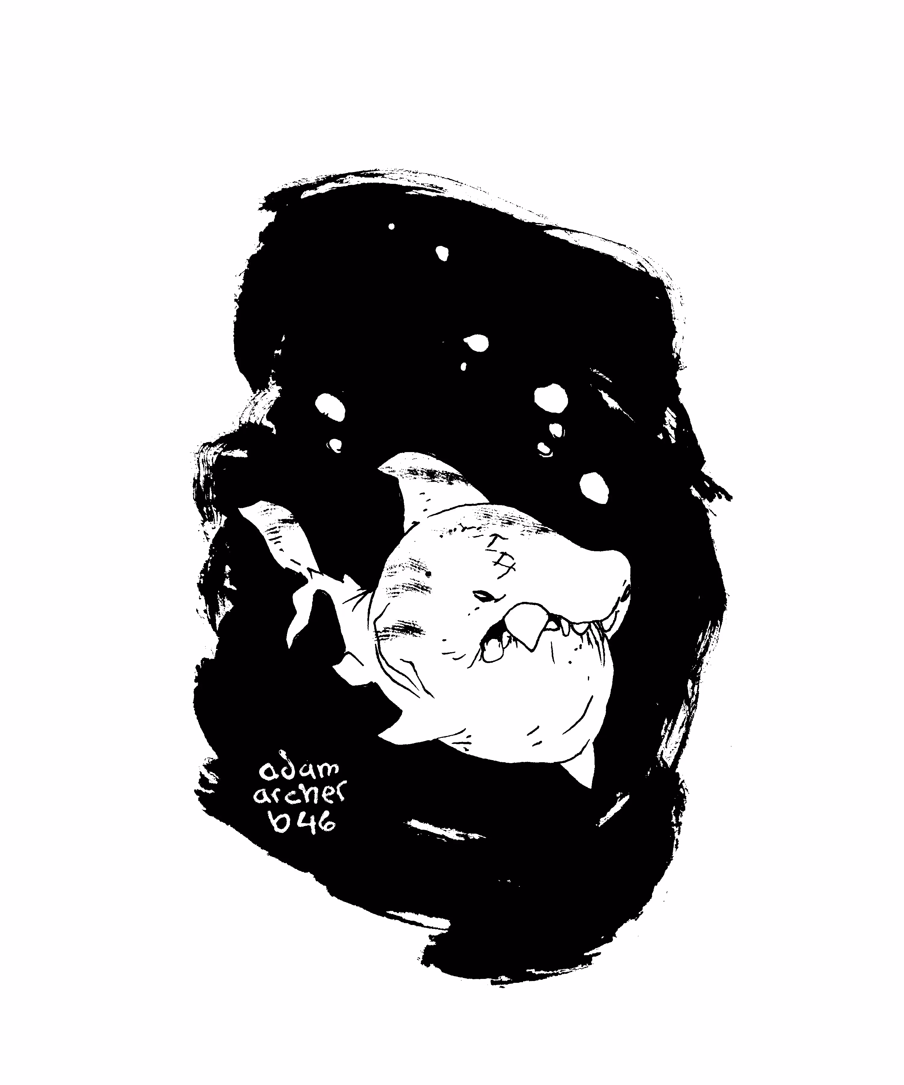 adam archer's doodles: black series 046