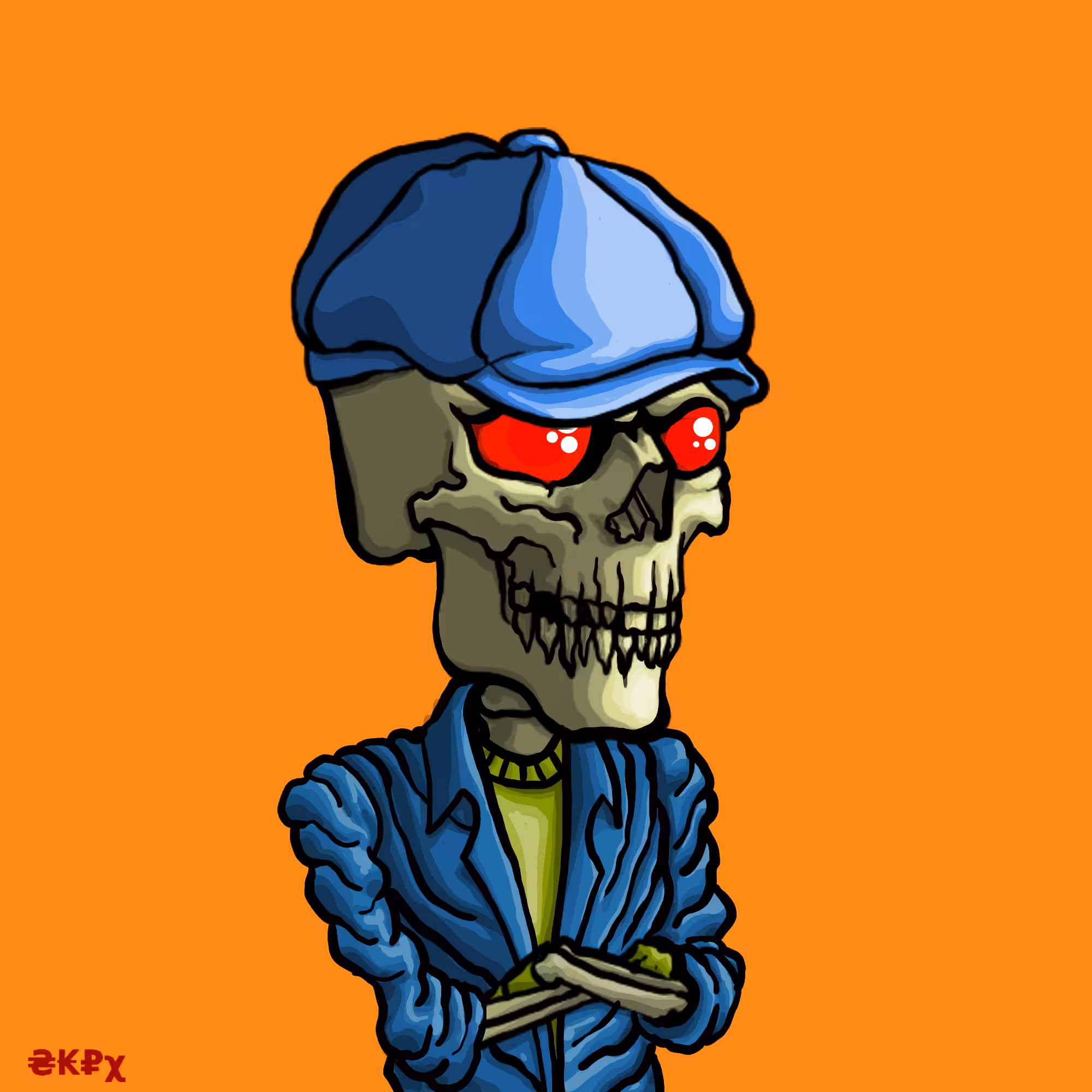 Skulls Casual Portrait #9