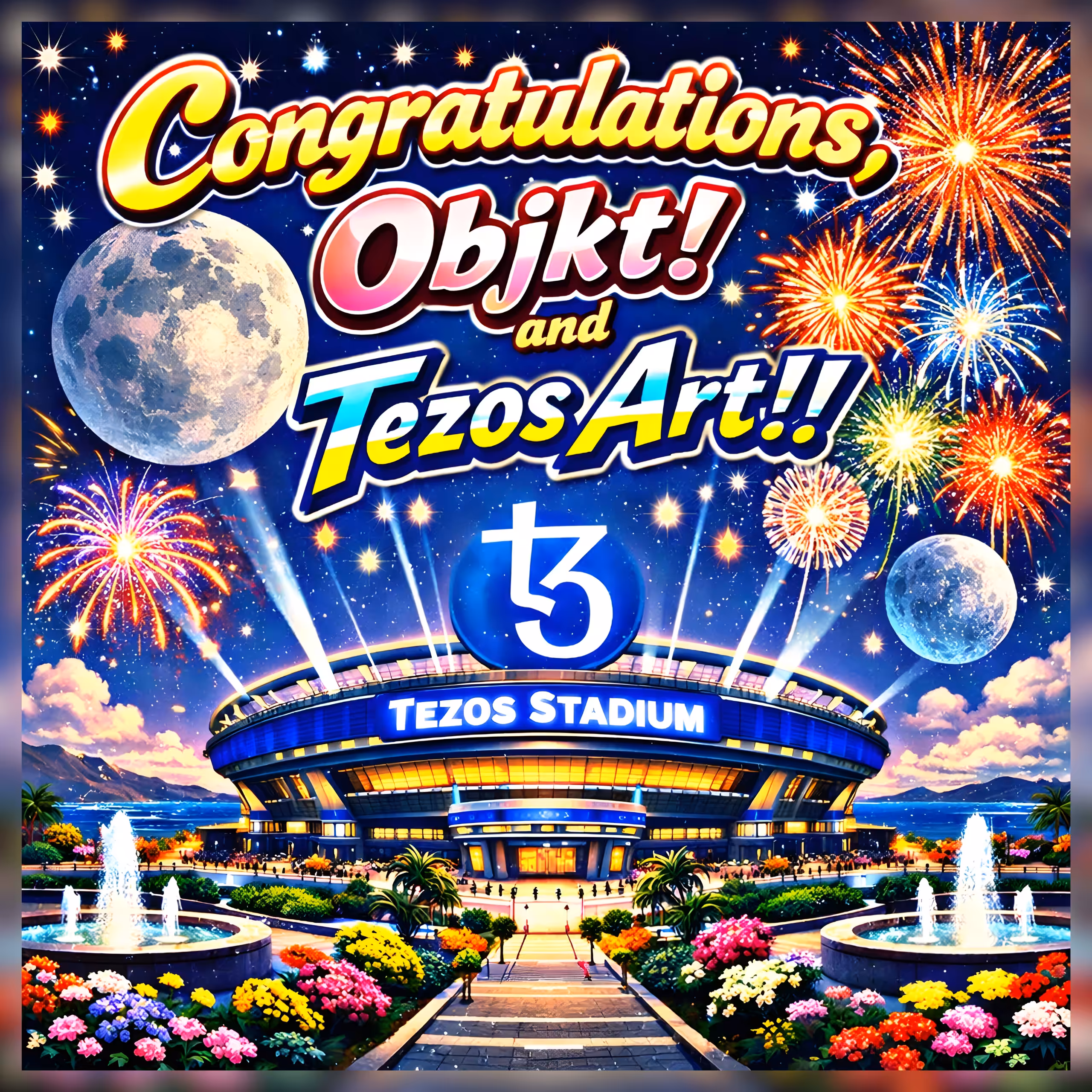 Congratulations Objkt and Tezos Art III