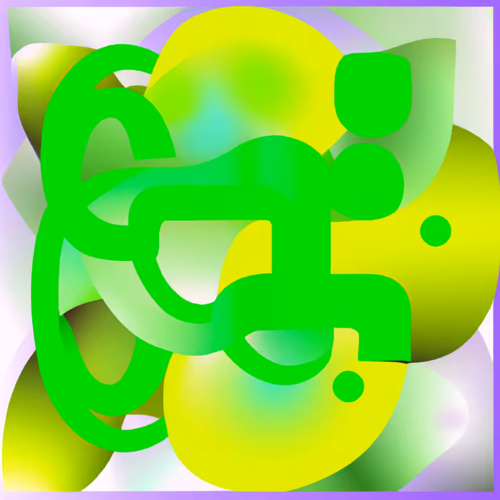 Three cycles: Light Green Written Circles