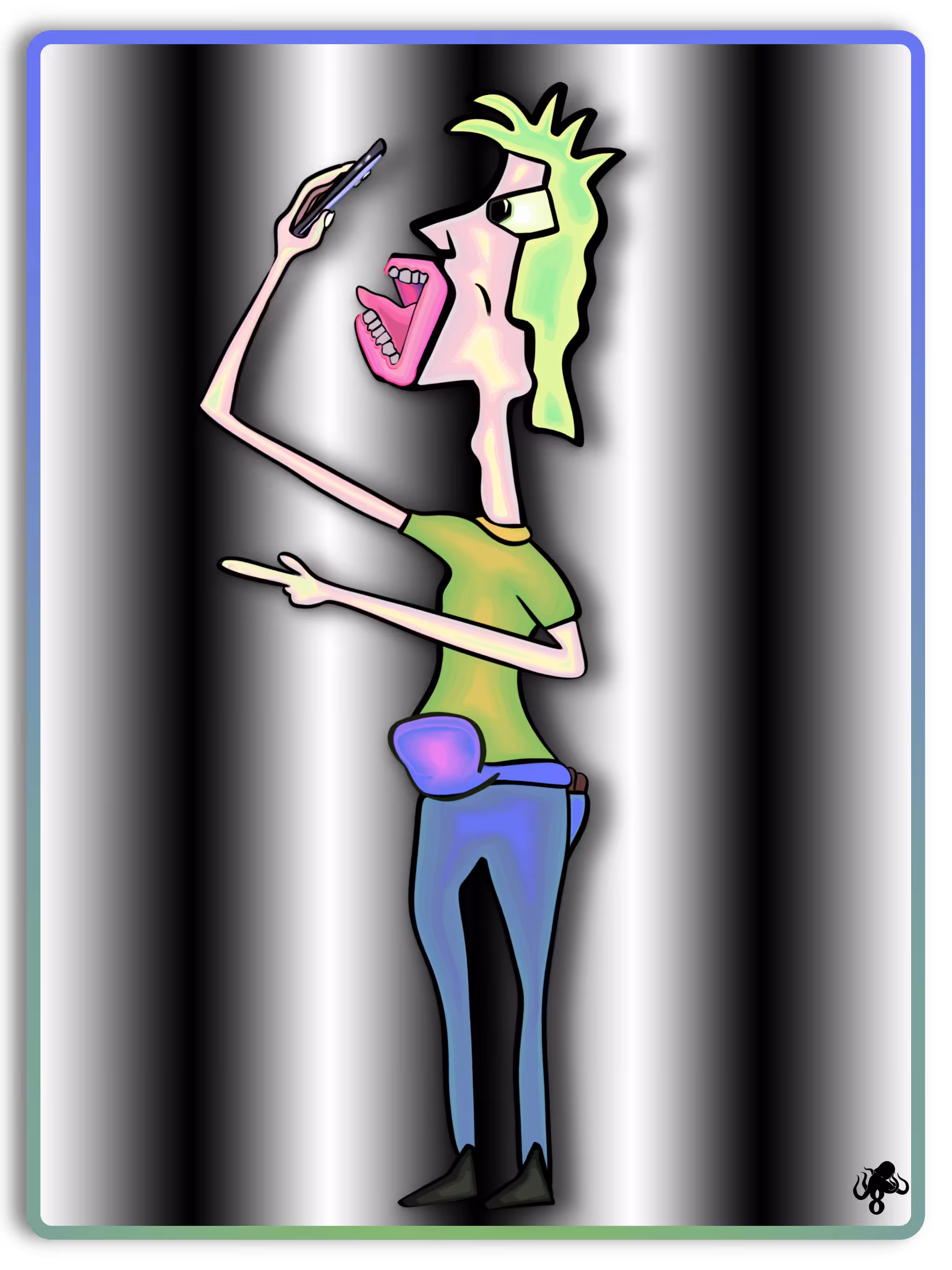 Card #1 | Carl is Pointing Again
