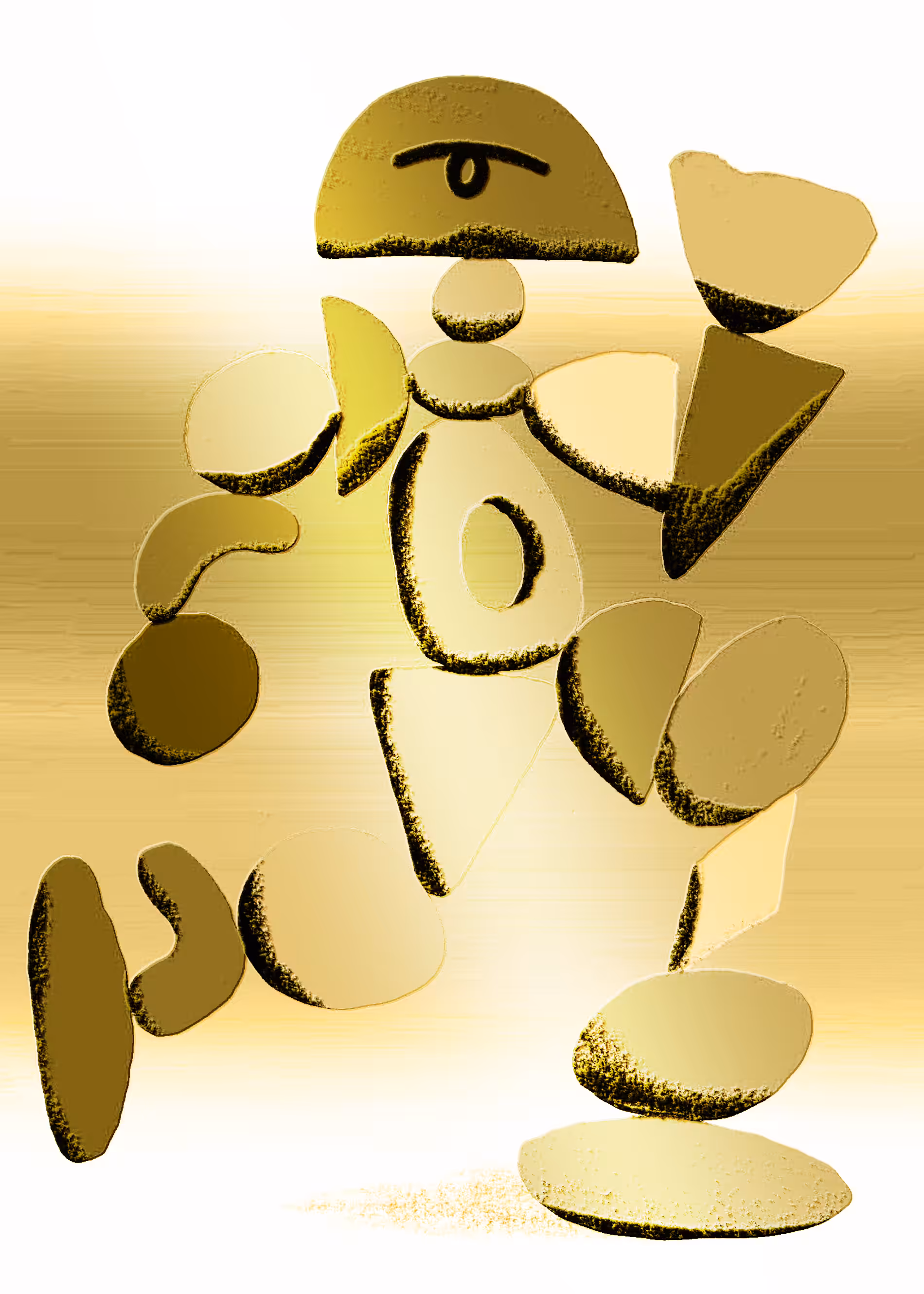 Rock Blob (Gold)