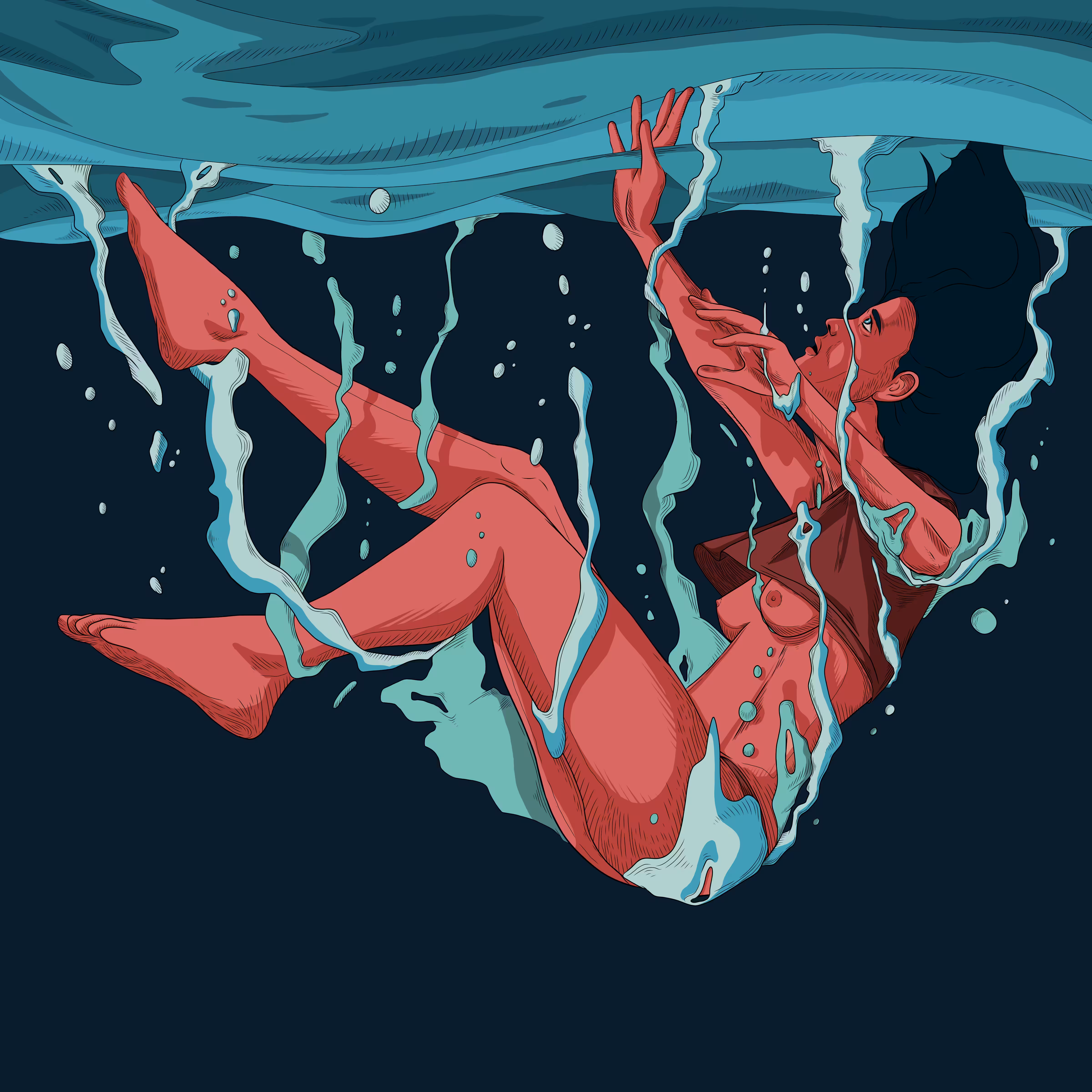Drowning.