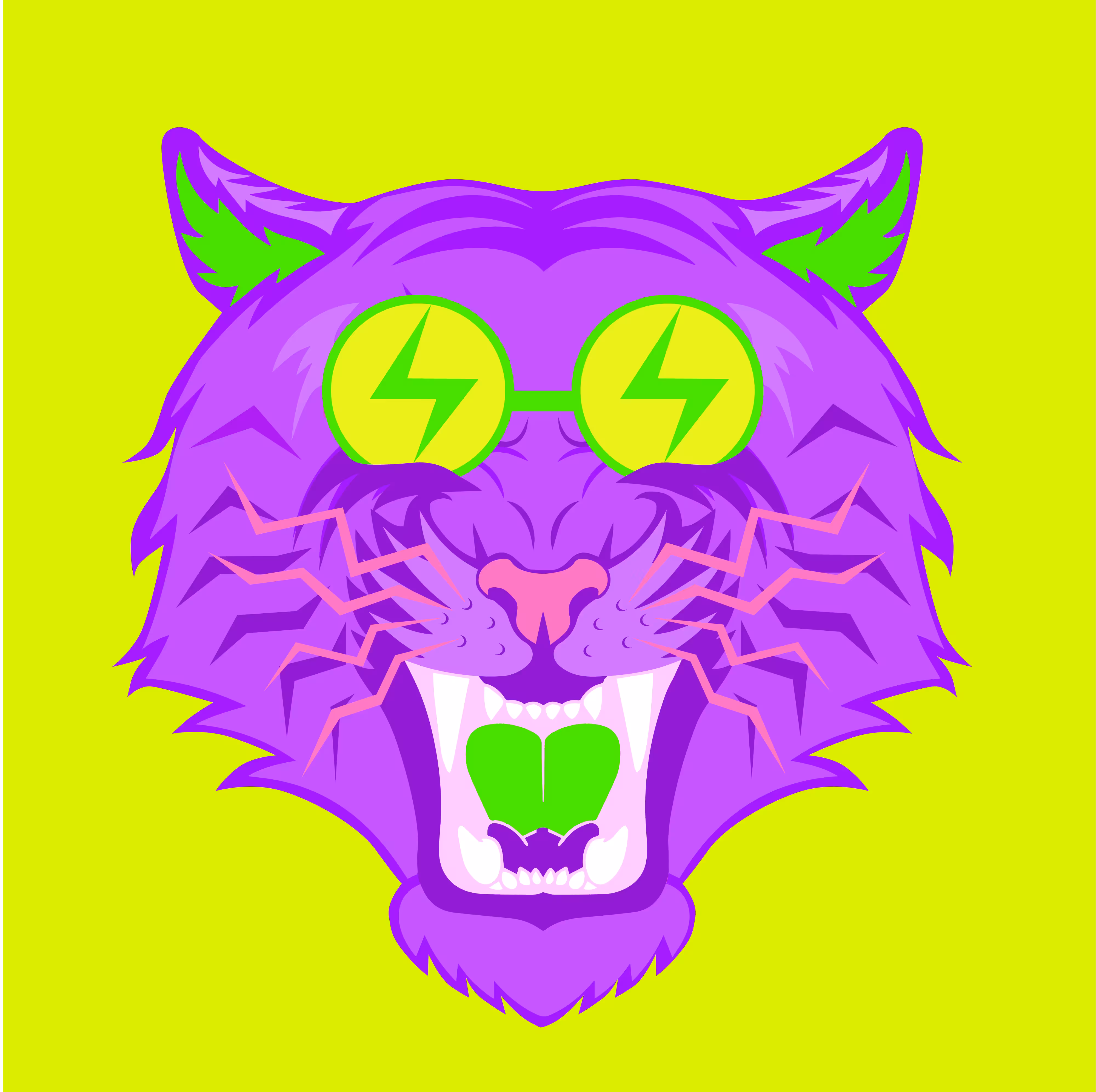 CRYPTO TIGER FACE #14