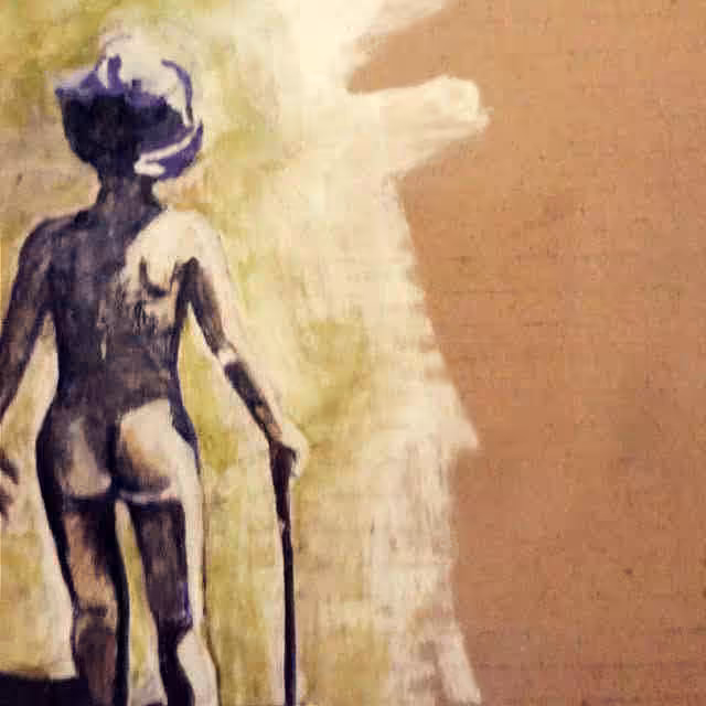 Boy with stick