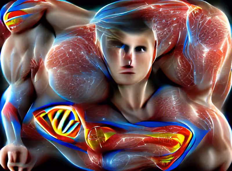 Abraham's First Works: genetically enhanced super humans