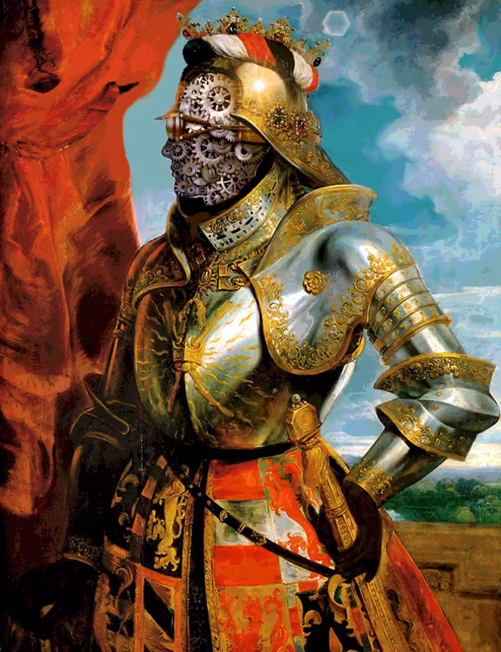 Di Vinci's Robotic Knight Concept
