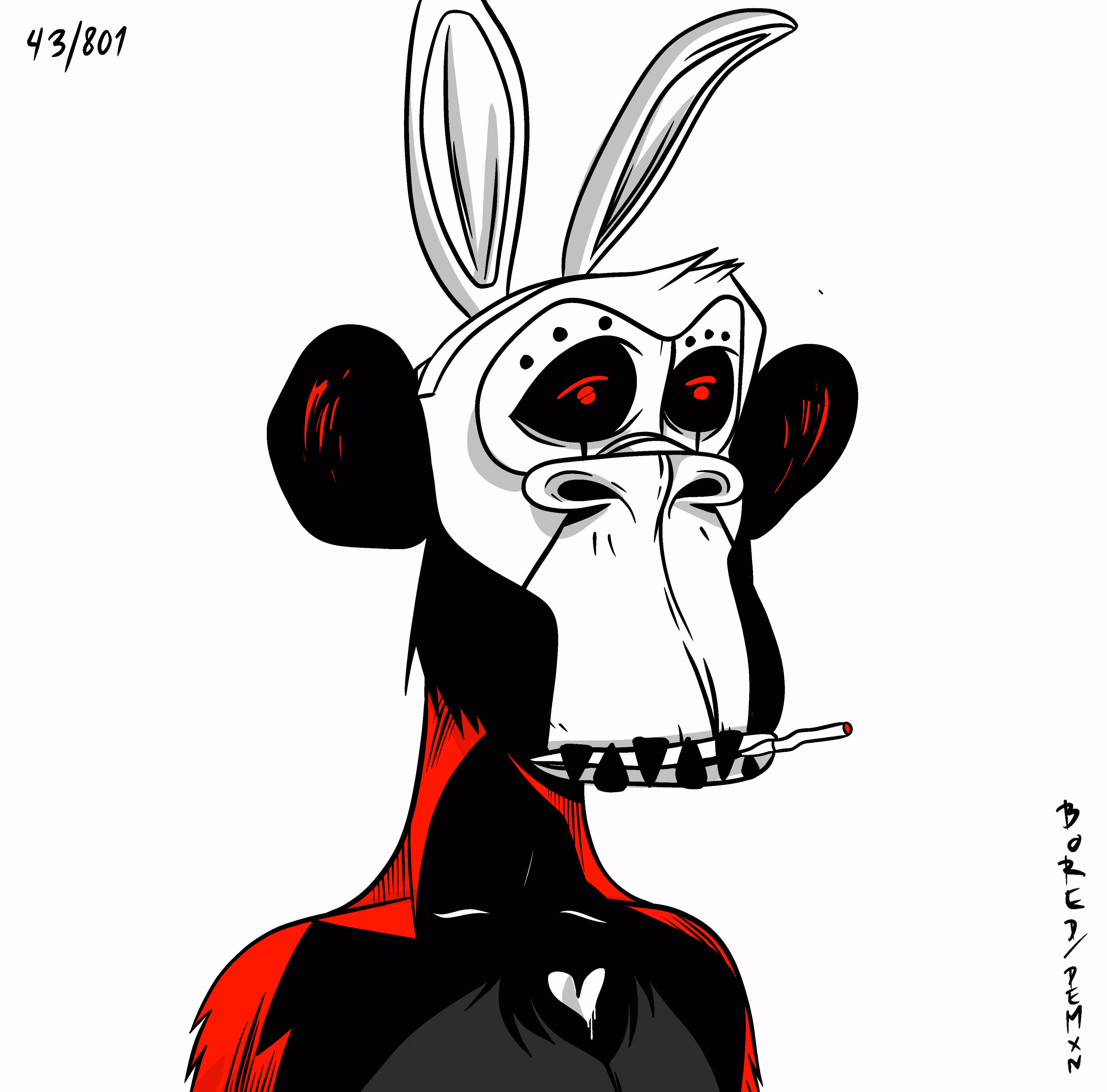 Bored Ape Remix #801 - Tribute to Demxn 43