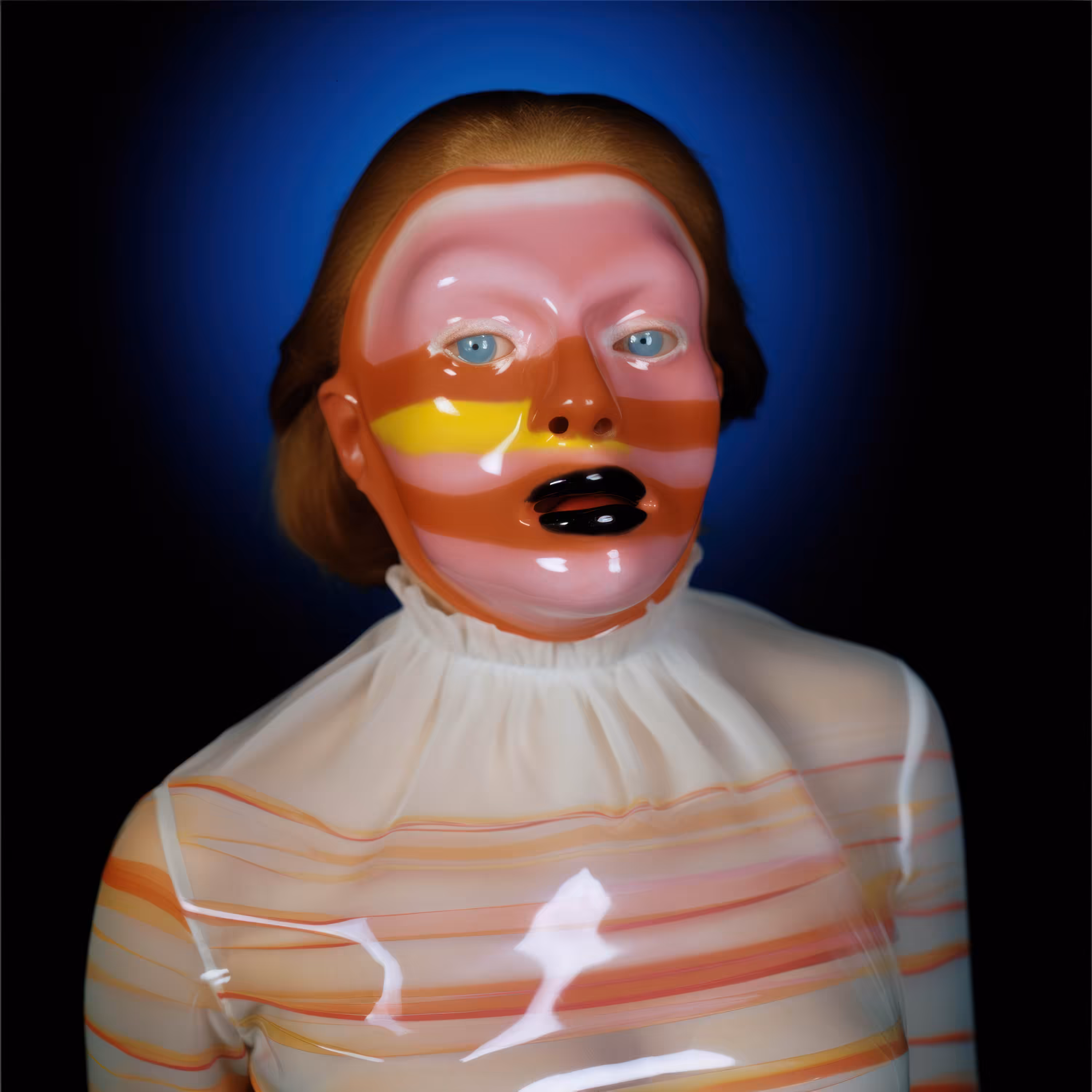 Post Photographic Perspectives: Taming the Machine: Jess Mac - Blue Eyes / Blue Halo