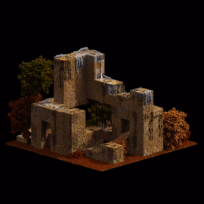 The voxel house #N1 #7