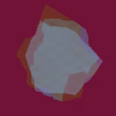 Moiré Mesh Paintings #19