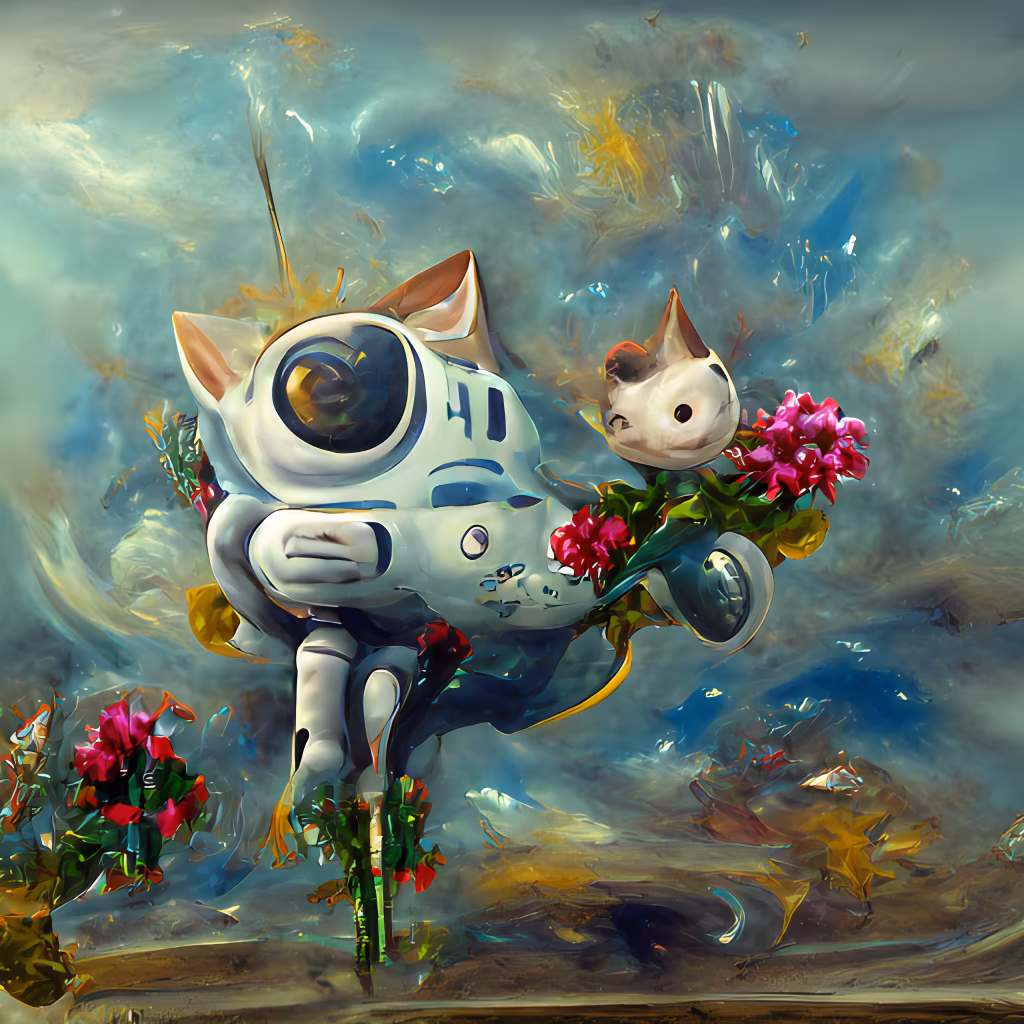 Cat robot space odsey#6