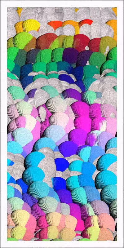 Balloon Field on Clouds #82