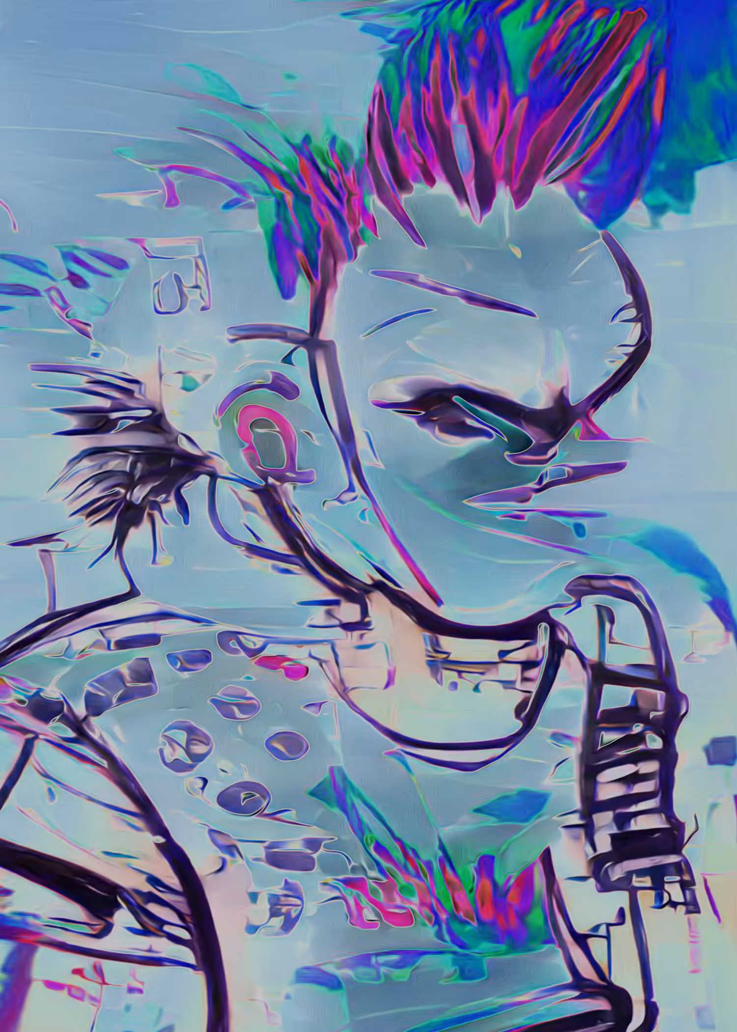 Scribbled Punk #25
