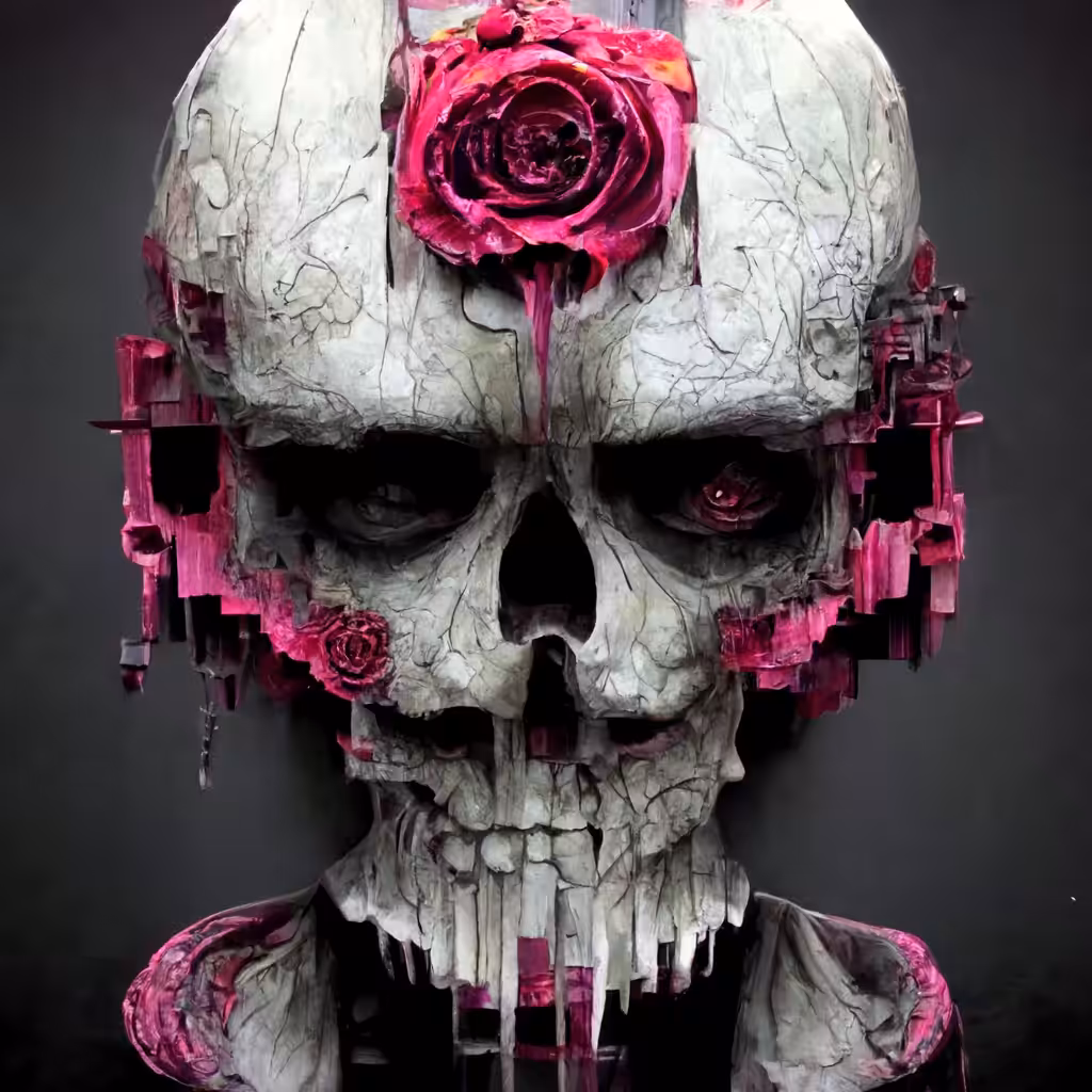 Rose Skull #2