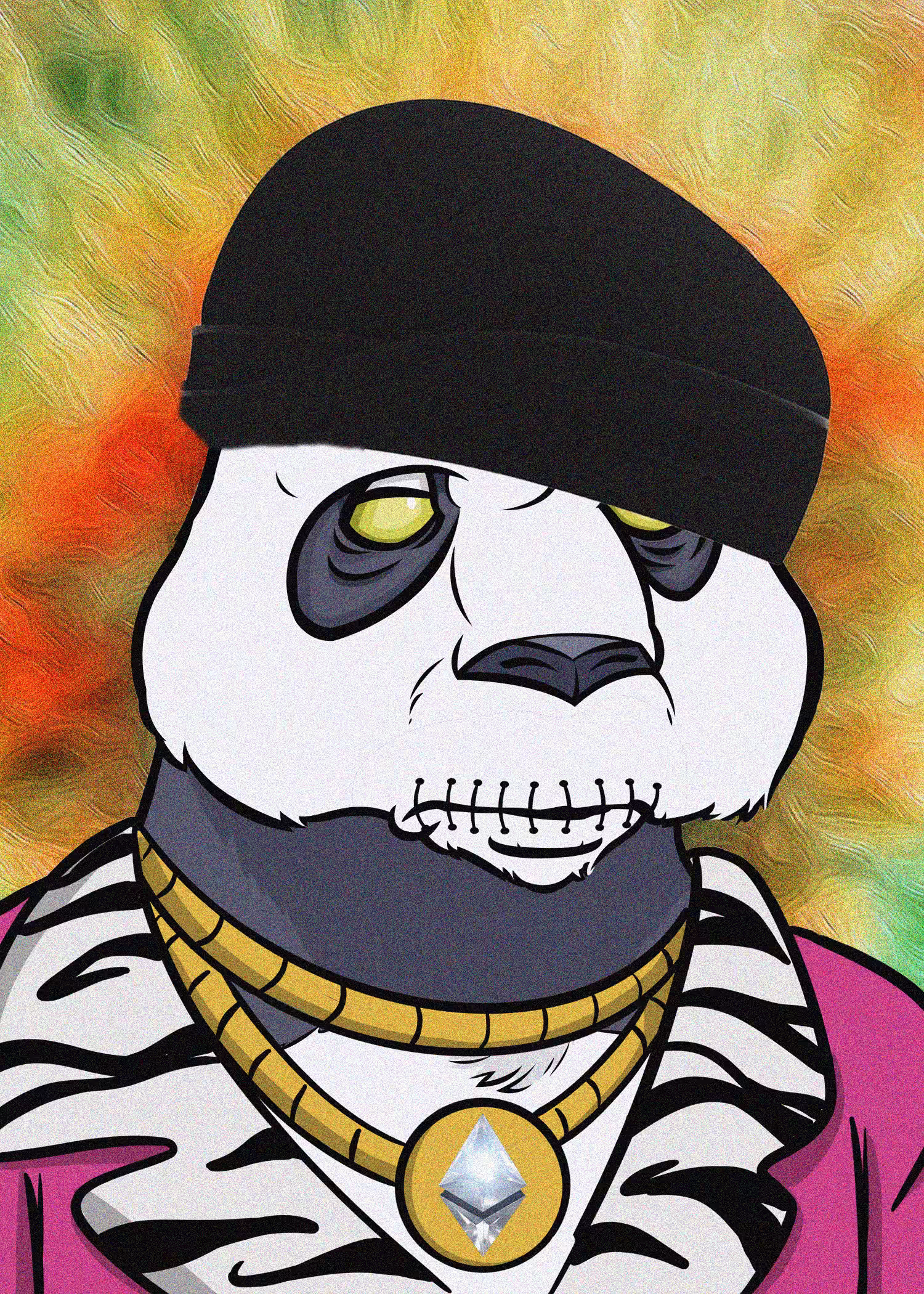 Wrapped Panda