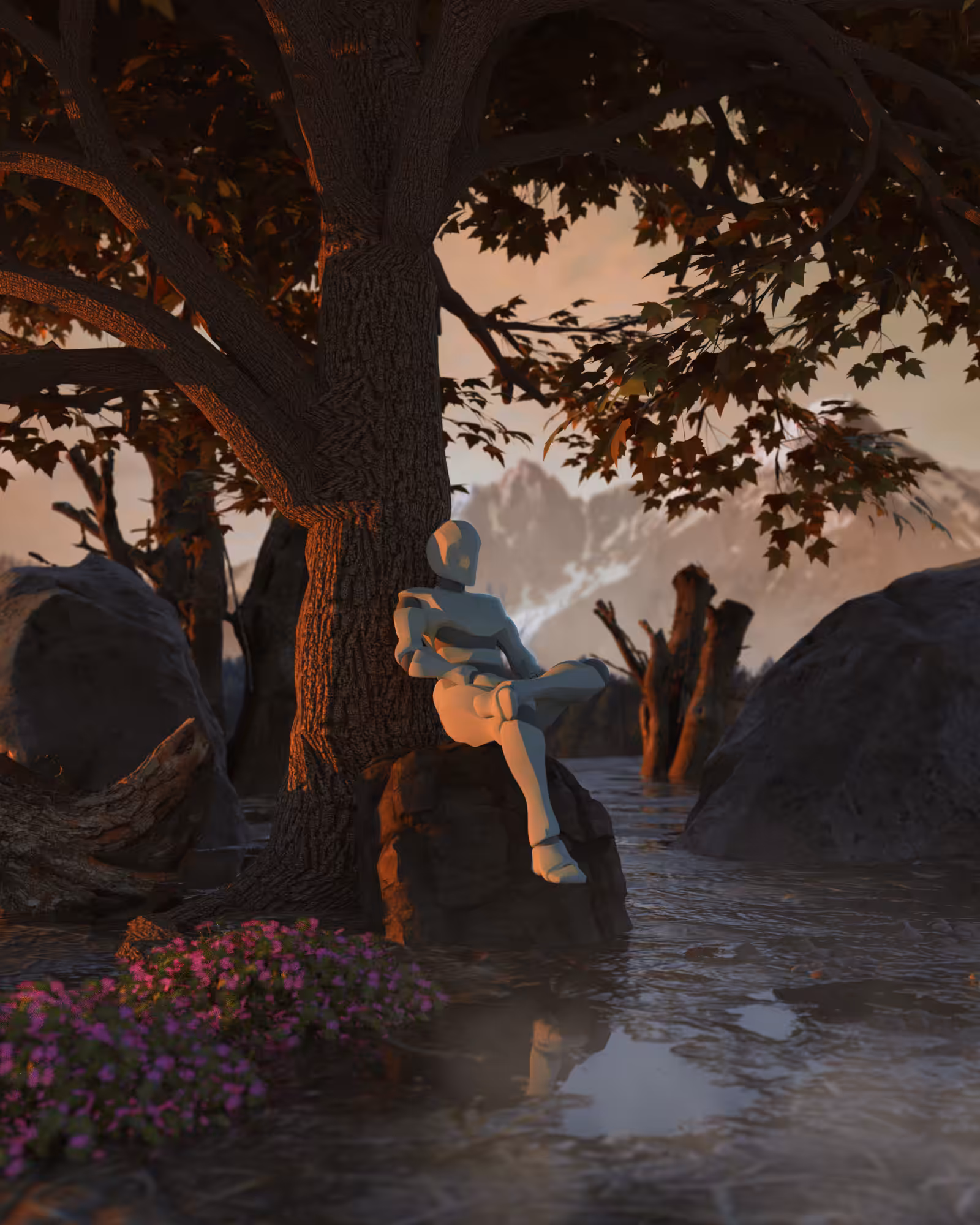 patharender: Robot Chill Time
