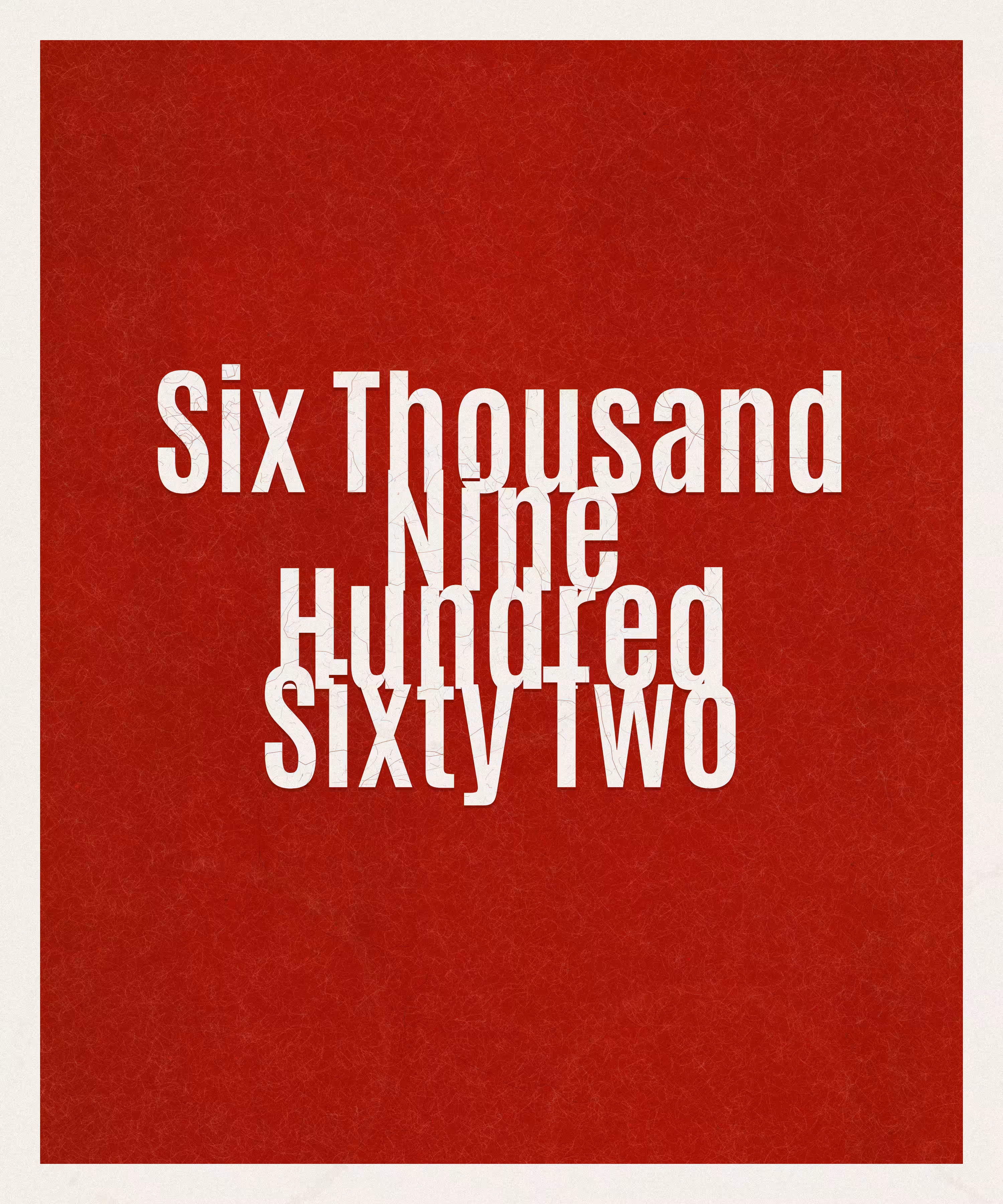 Count #6962