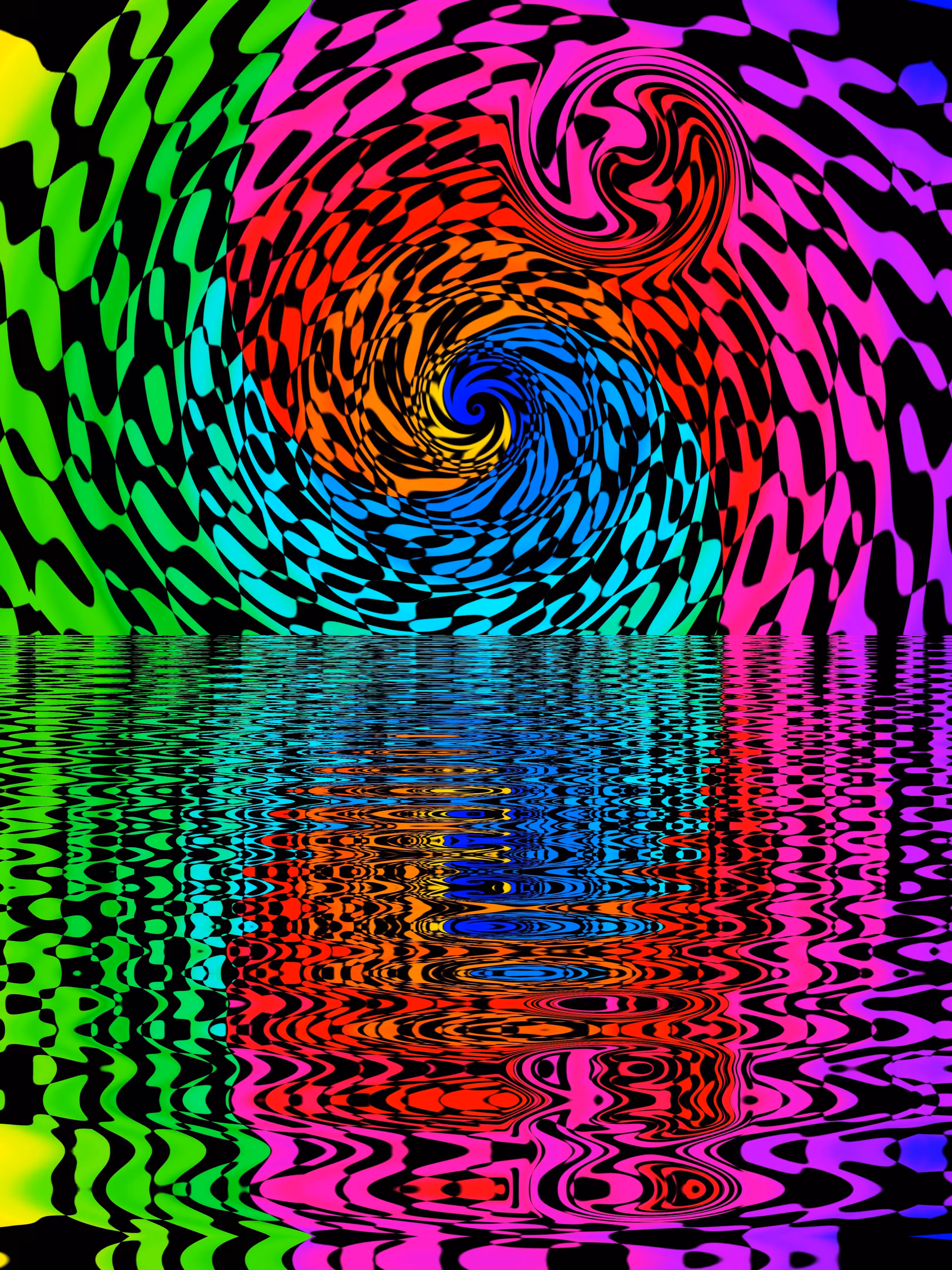 Psychedelic Wave of meditation